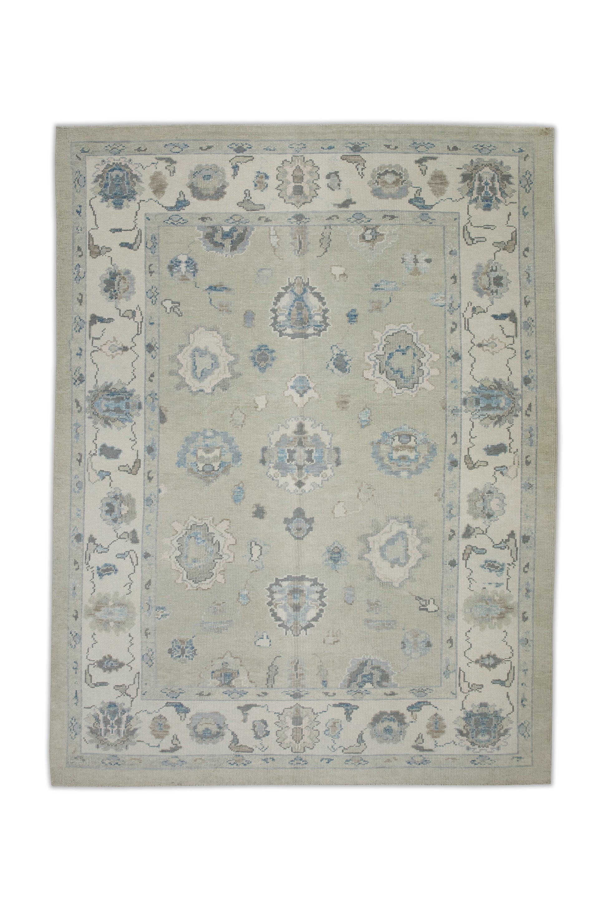 Turkish Oushak Rug 6'1" x 8'2" #7452