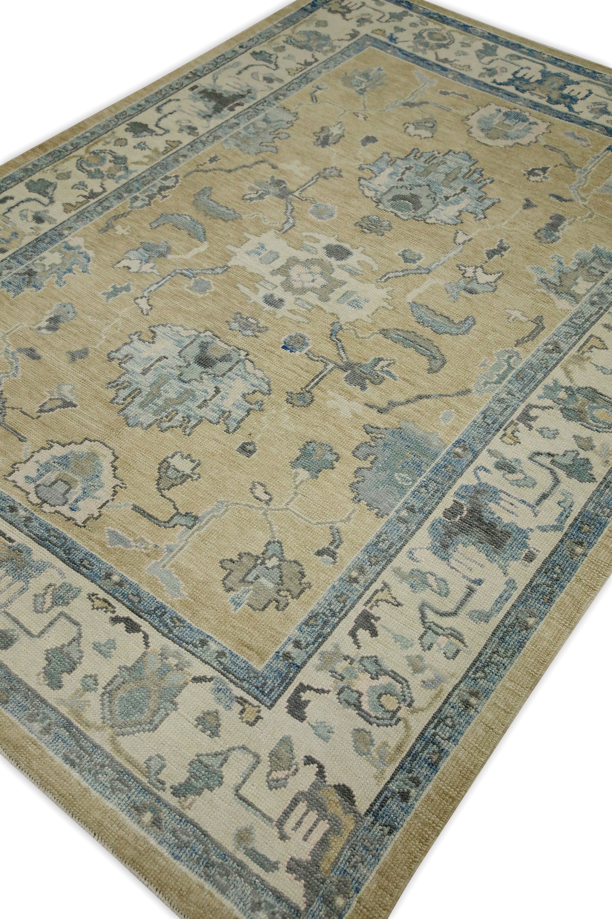 Turkish Oushak Rug 6'1" x 8'3" #8082