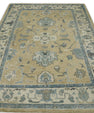 Turkish Oushak Rug 6'1" x 8'3" #8082