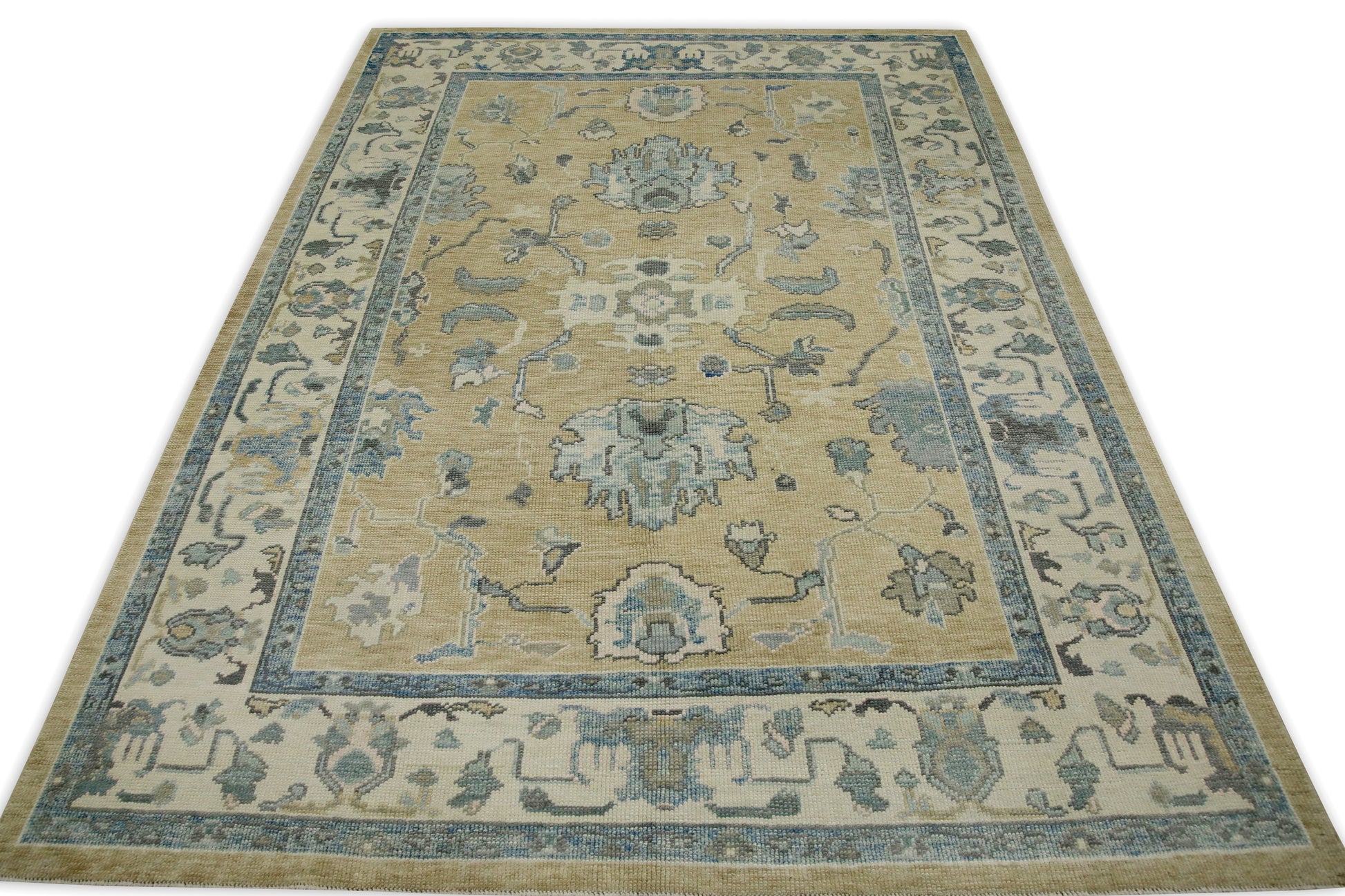 Turkish Oushak Rug 6'1" x 8'3" #8082