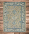 Turkish Oushak Rug 6'1" x 8'3" #8082