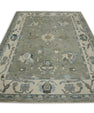 Turkish Oushak Rug 6'3" x 8'11" #8009