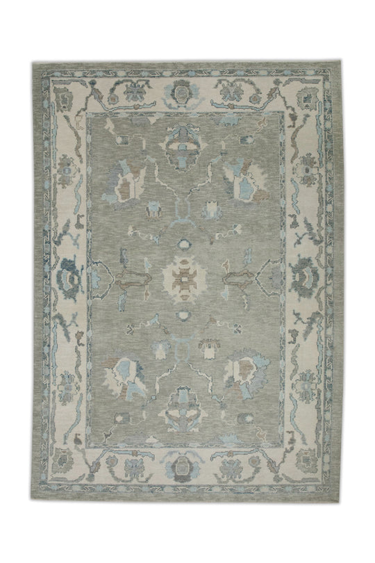 #8009 Turkish Oushak 6'3" x 8'11"