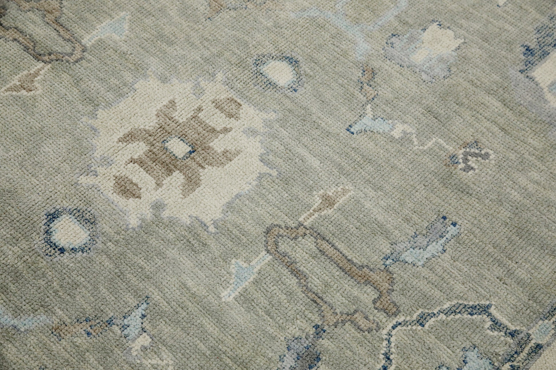 Turkish Oushak Rug 6'3" x 8'11" #8009