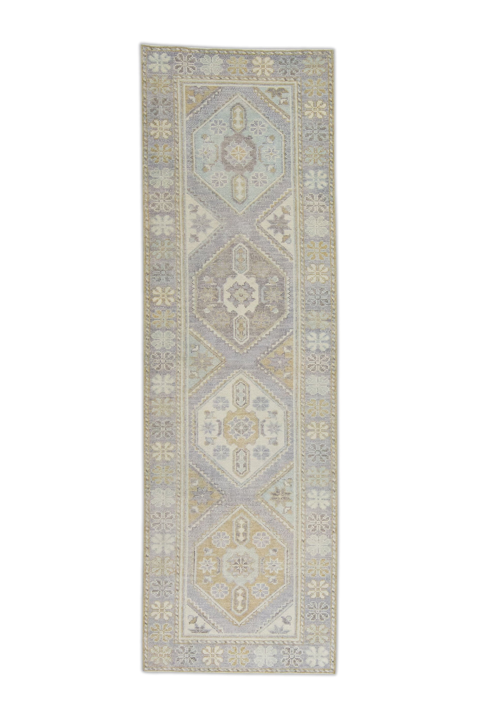 Turkish Oushak Rug 2'9" x 9'10" #10967
