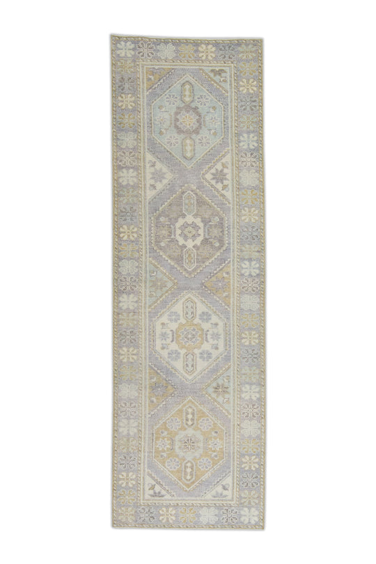 #10967 Turkish Oushak 2'9" x 9'10"