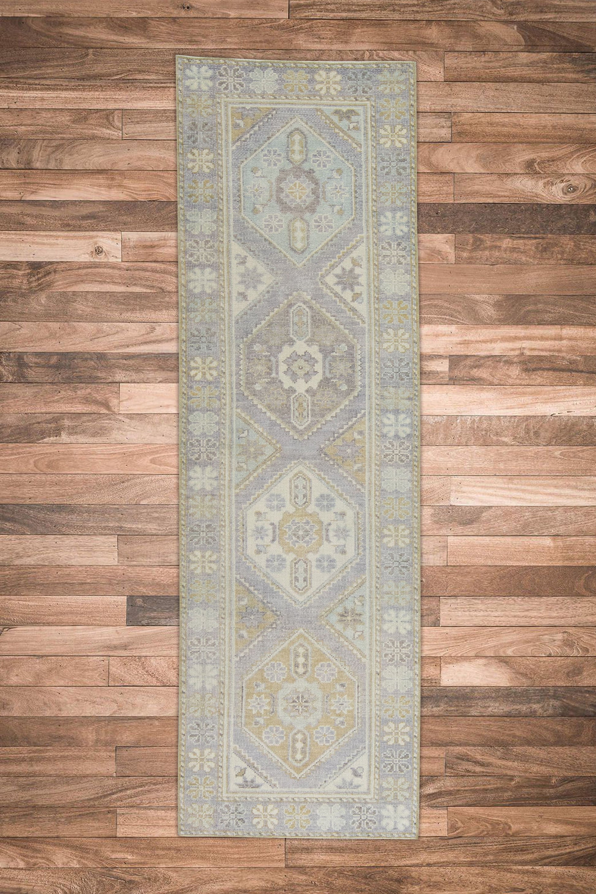 Turkish Oushak Rug 2'9" x 9'10" #10967