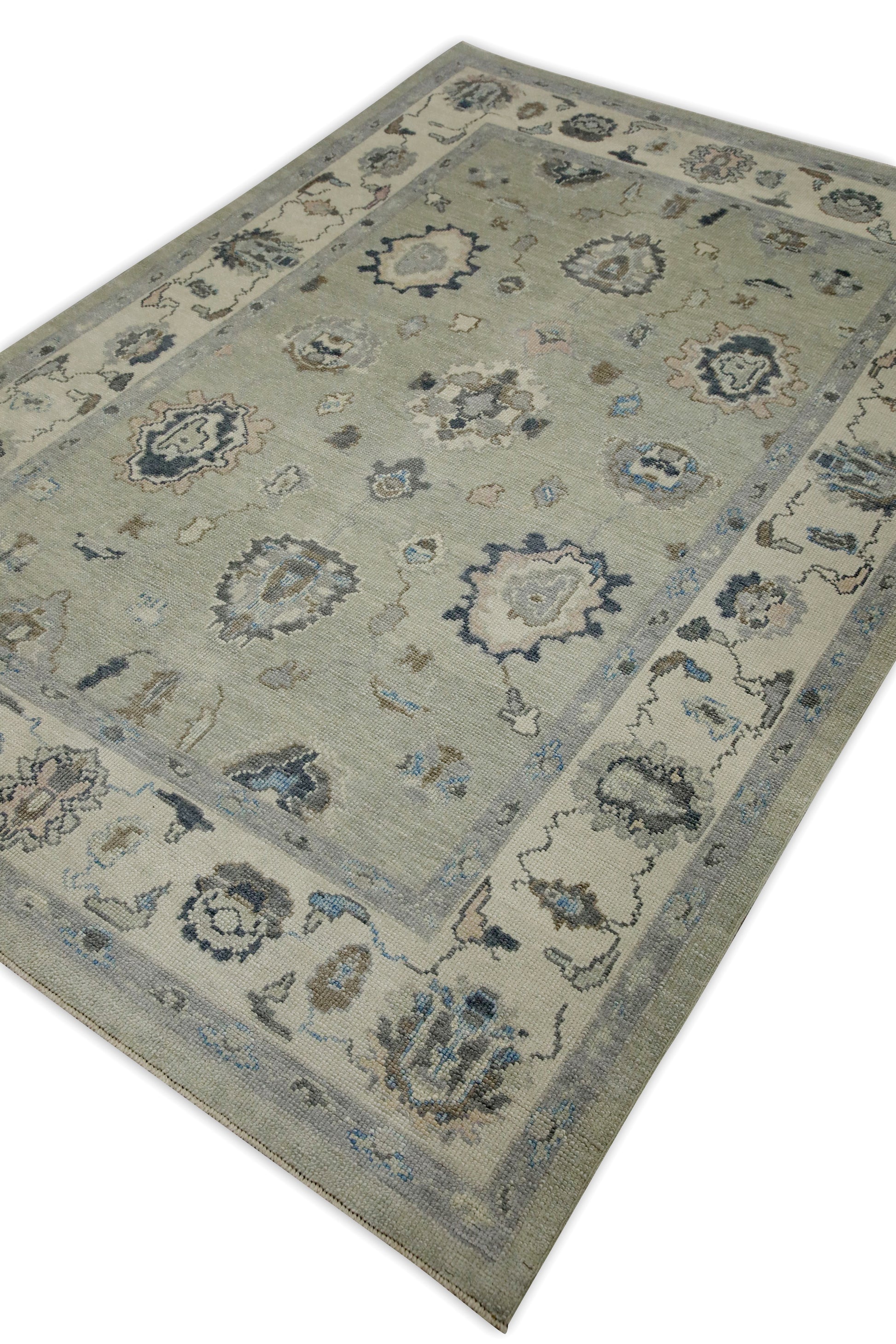 Turkish Oushak Rug 5'10" x 8'6" #7664