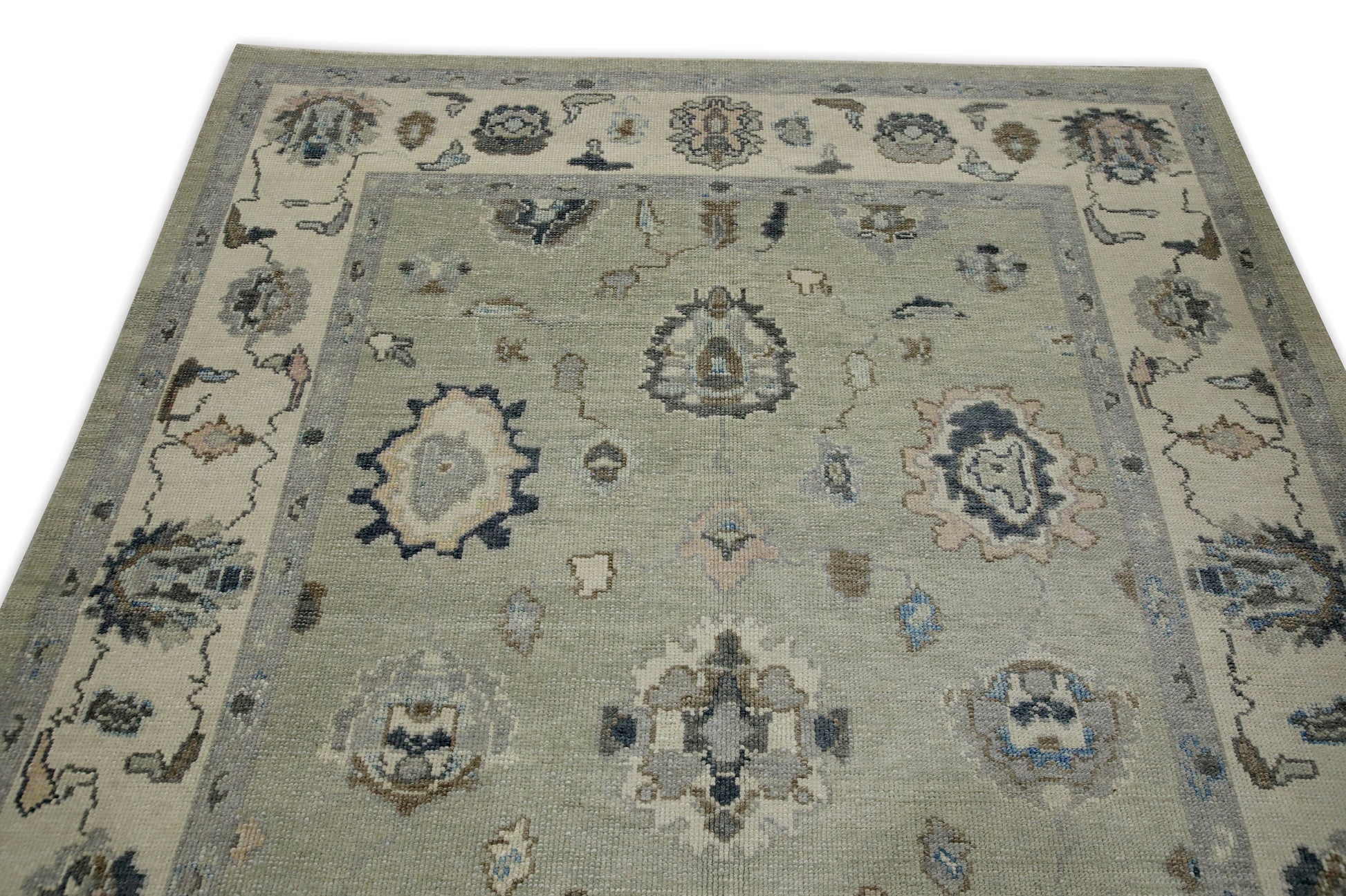 Turkish Oushak Rug 5'10" x 8'6" #7664