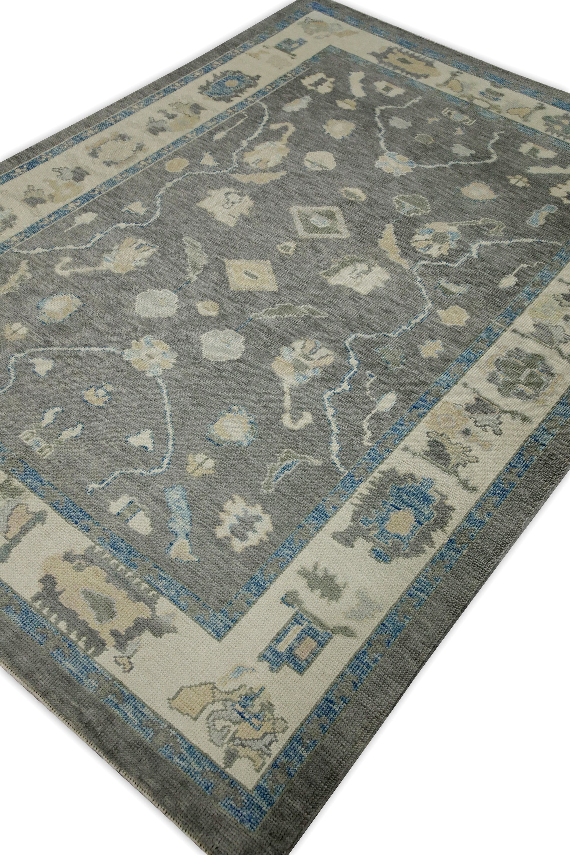 Turkish Oushak Rug 6'1" x 8'4" #7849