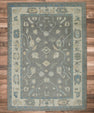 Turkish Oushak Rug 6'1" x 8'4" #7849