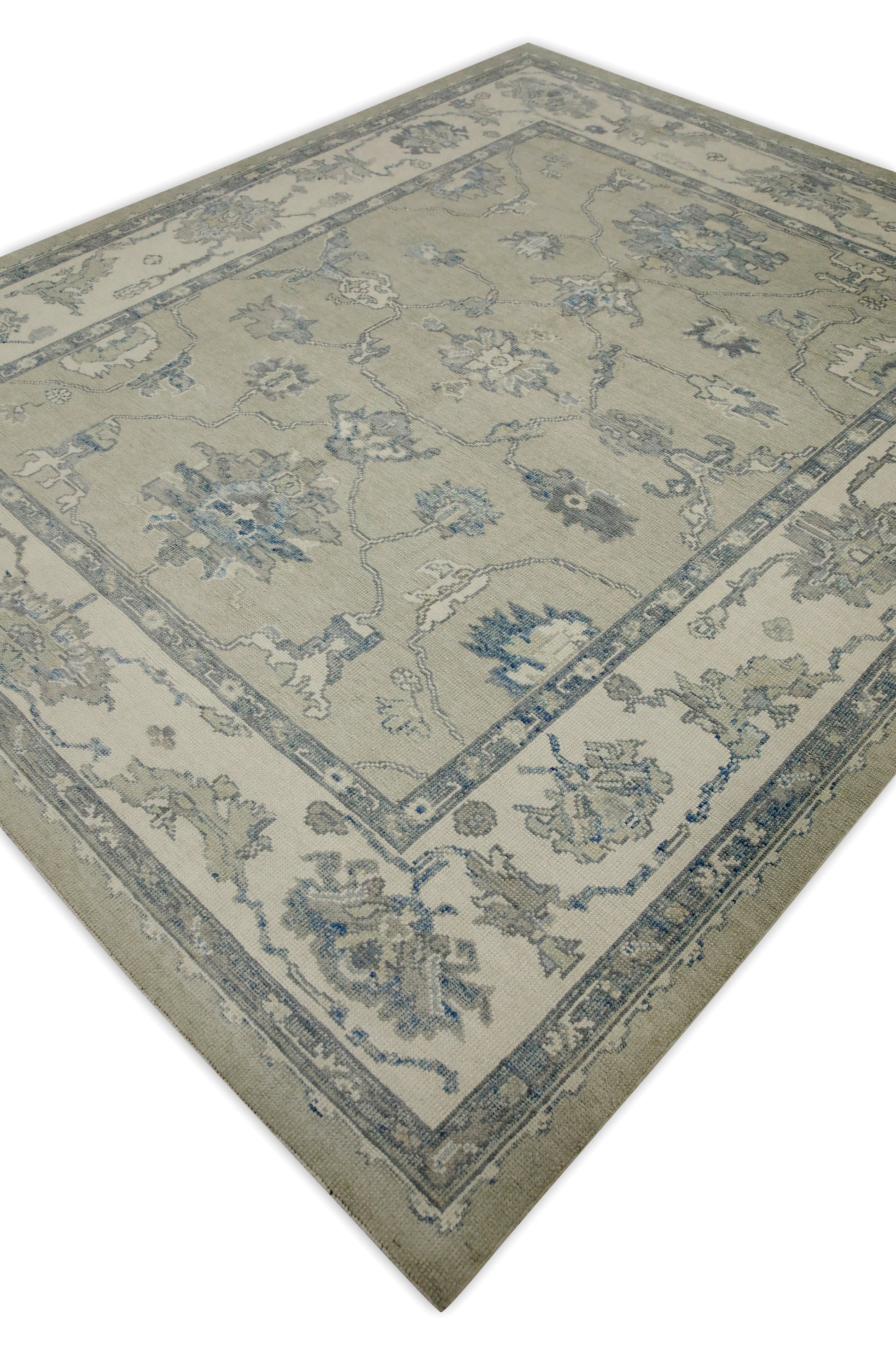 Turkish Oushak Rug 8'2" x 9'8" #7834
