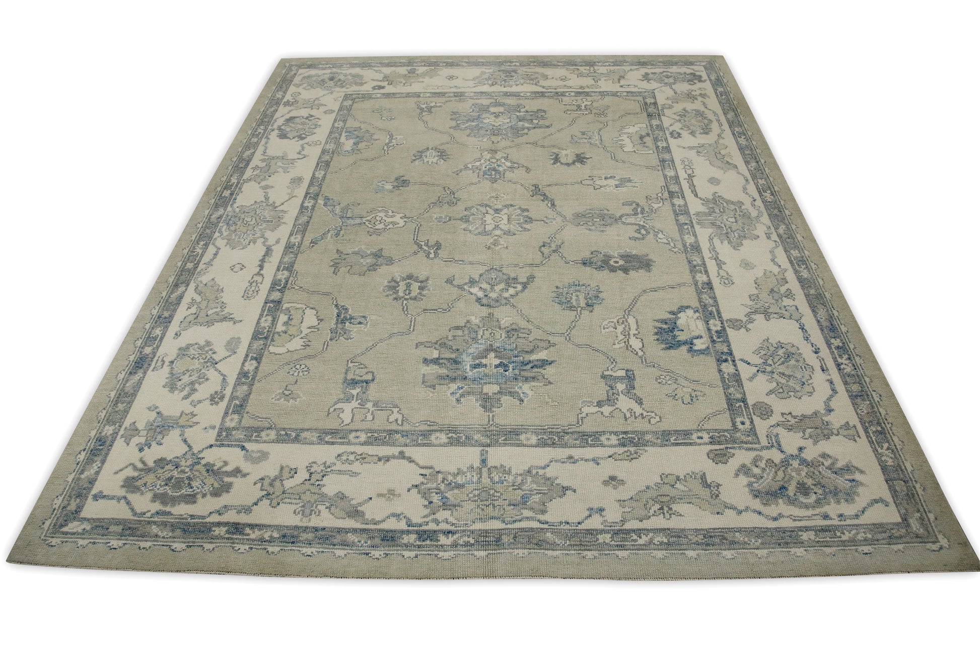 Turkish Oushak Rug 8'2" x 9'8" #7834