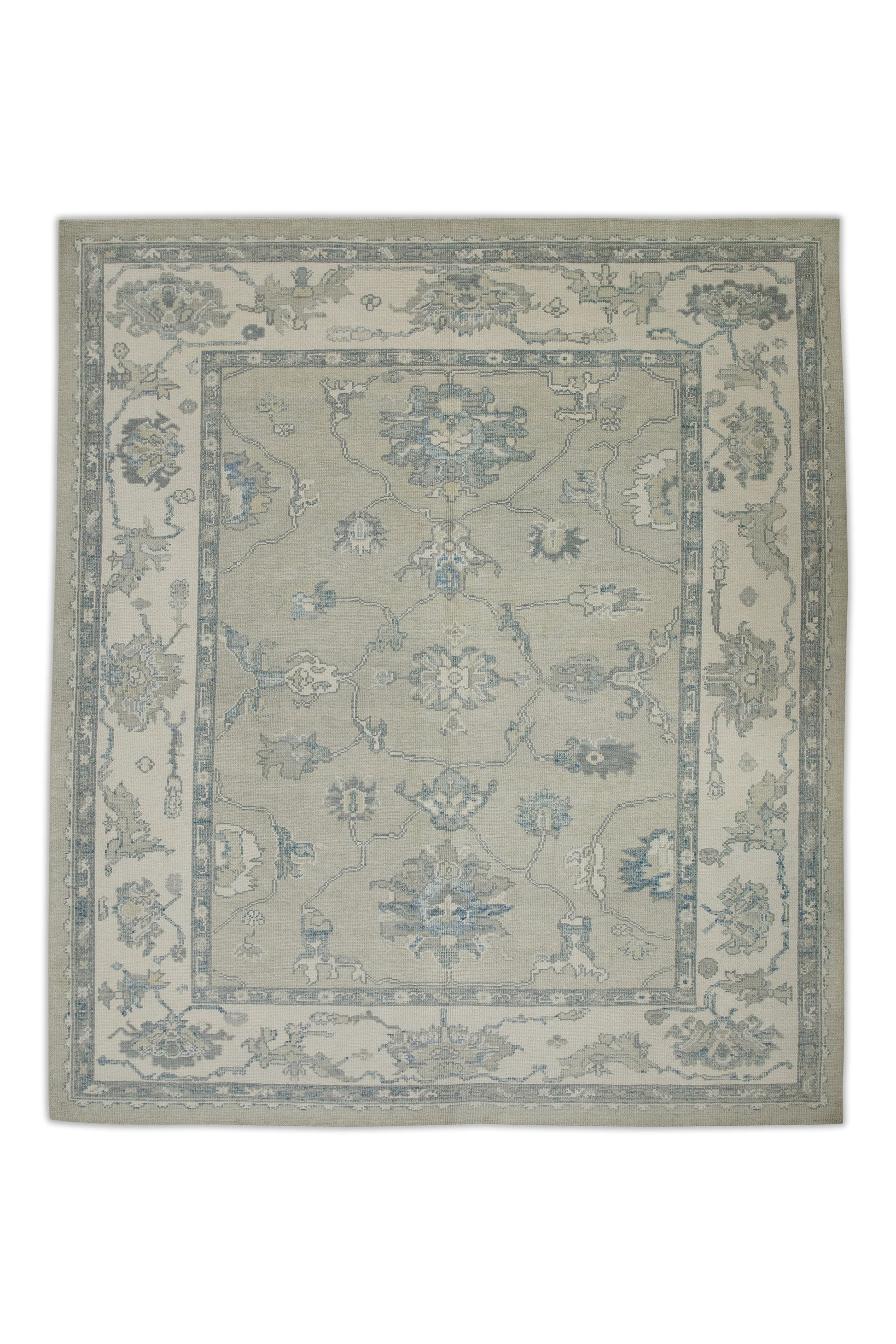 Turkish Oushak Rug 8'2" x 9'8" #7834