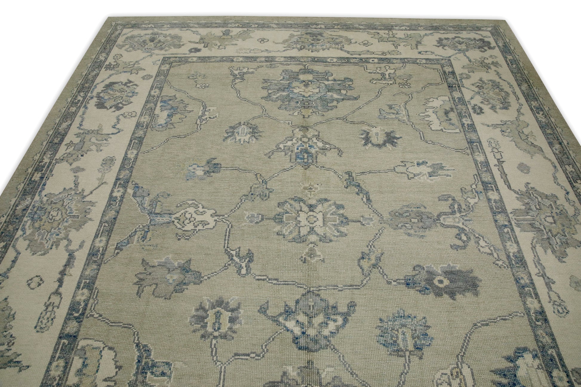 Turkish Oushak Rug 8'2" x 9'8" #7834