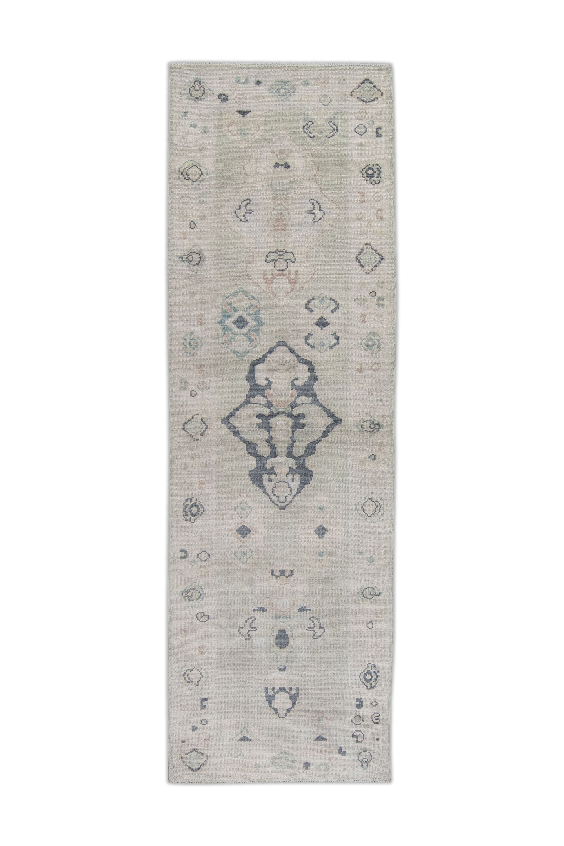 Turkish Oushak Rug 2'9" x 10'4" #8043