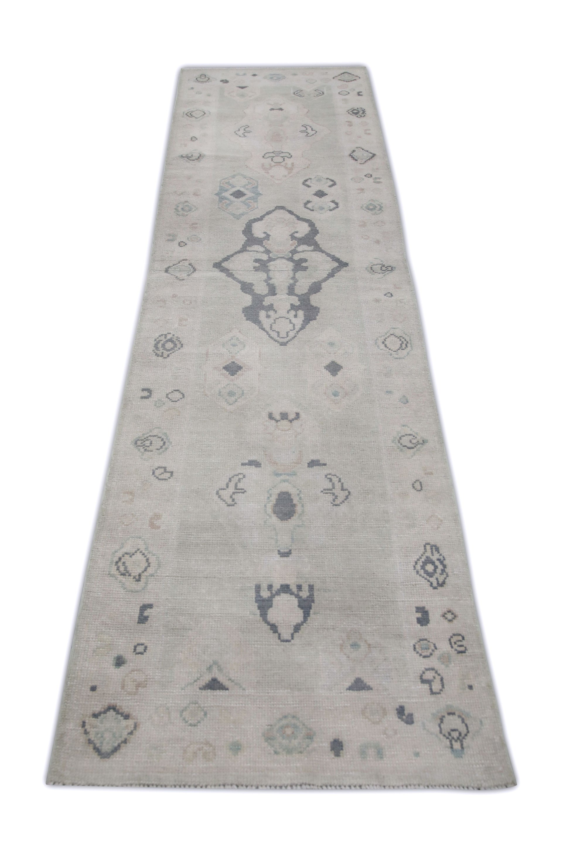 Turkish Oushak Rug 2'9" x 10'4" #8043