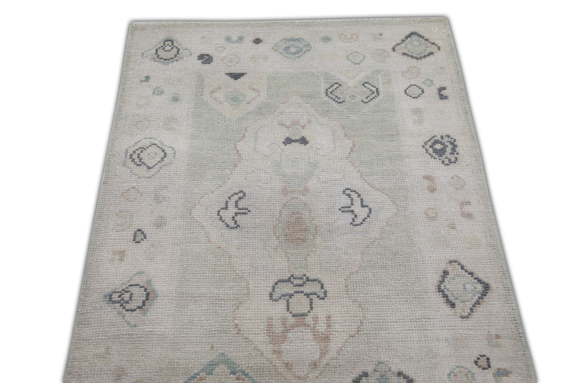 Turkish Oushak Rug 2'9" x 10'4" #8043