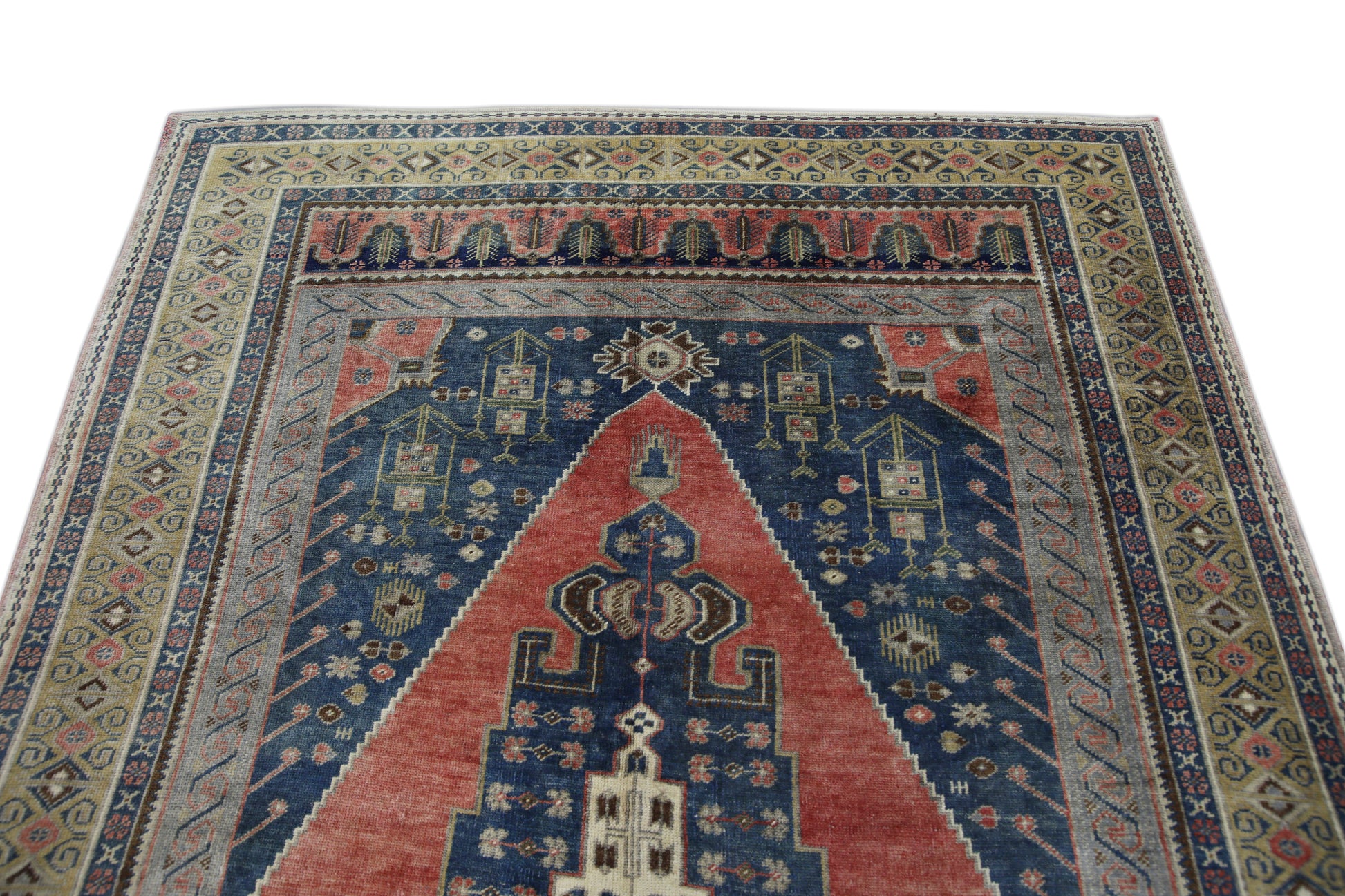 Turkish Vintage Anatolian Rug 5'6" x 10'10" #2330