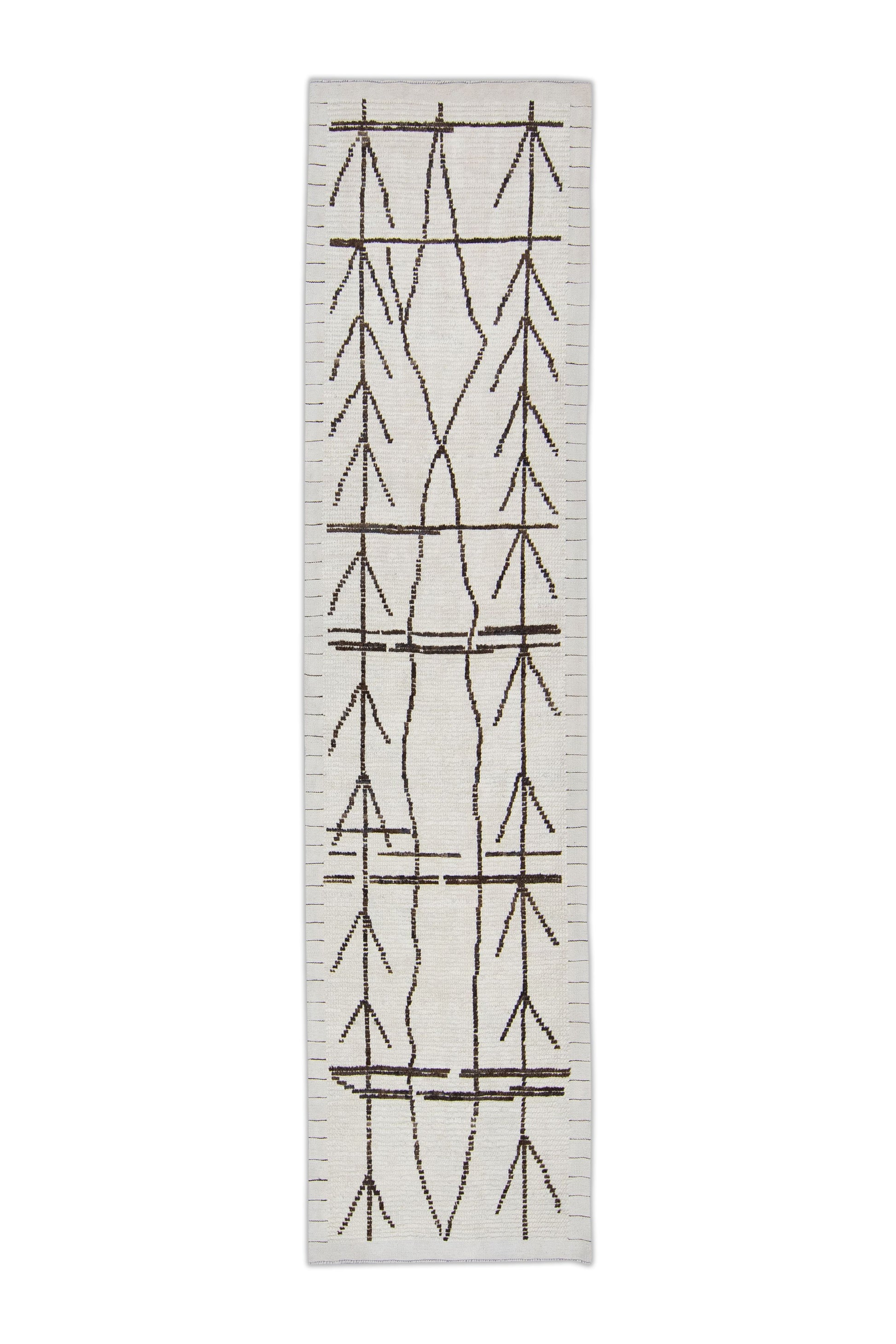 Turkish Tulu Rug Hand Knotted 2'8" x 10'4" #10759