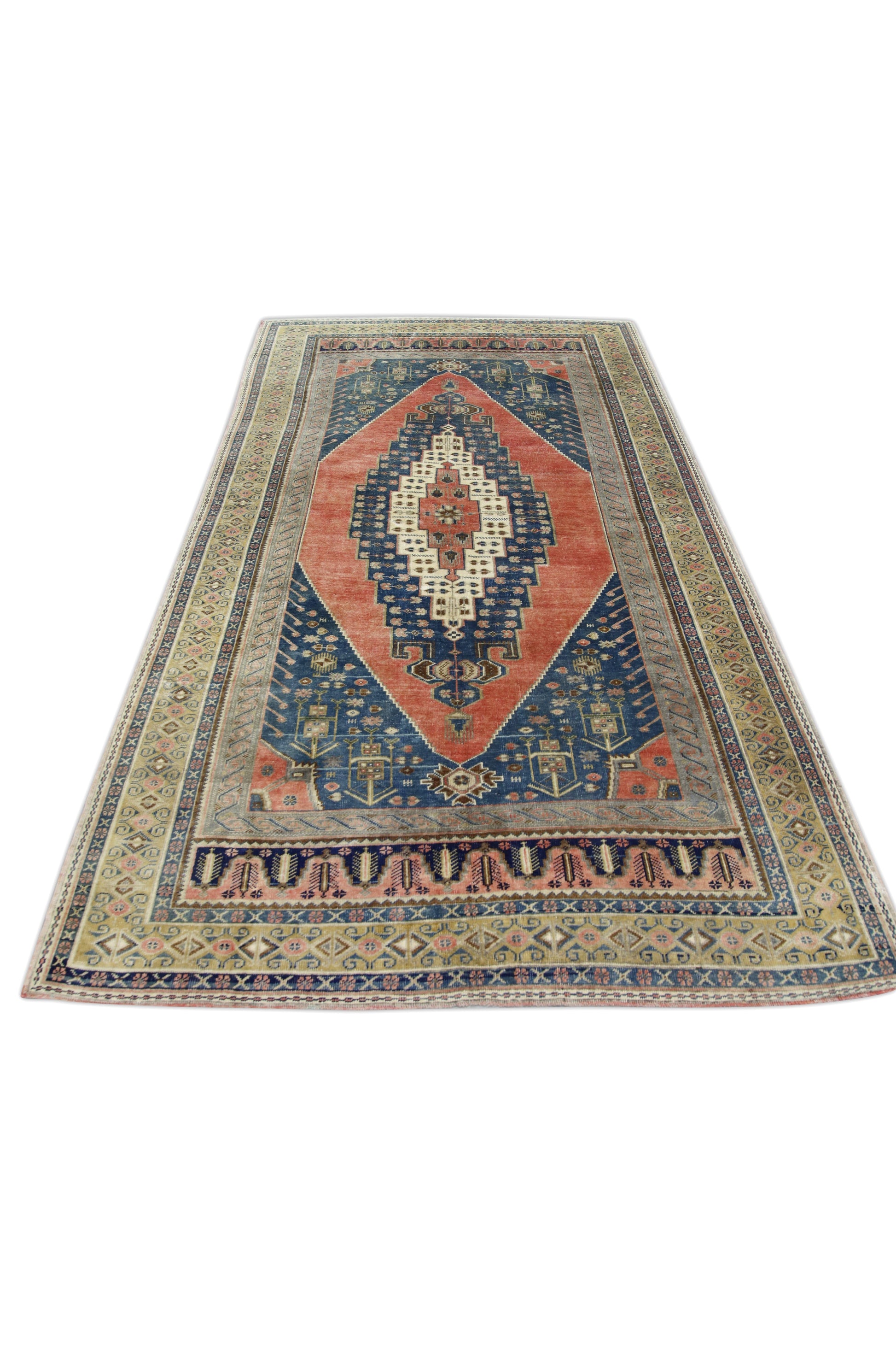 Turkish Vintage Anatolian Rug 5'6" x 10'10" #2330