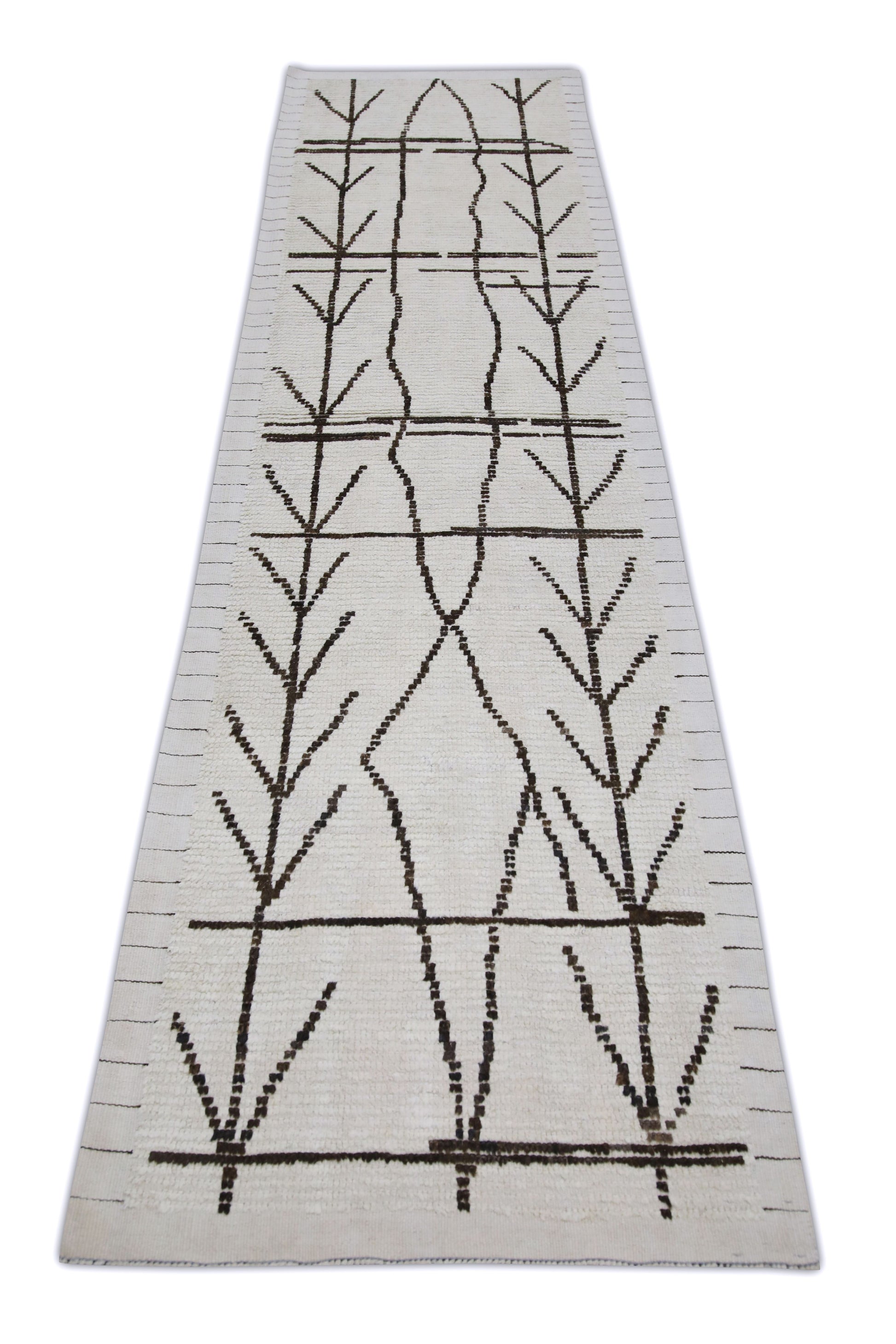 Turkish Tulu Rug Hand Knotted 2'8" x 10'4" #10759