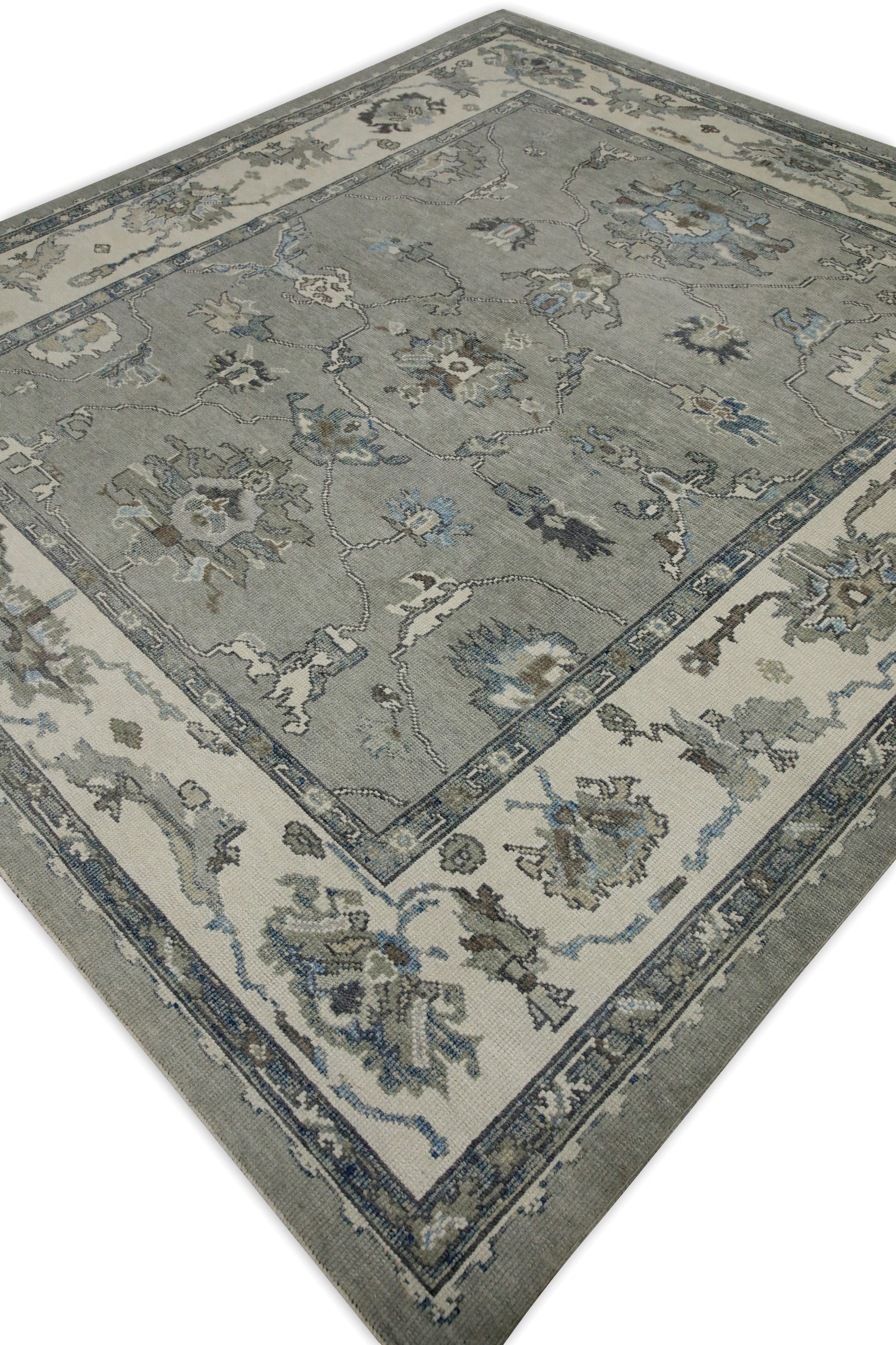Turkish Oushak Rug 8'11" x 9'9" #7895