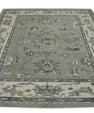 Turkish Oushak Rug 8'11" x 9'9" #7895