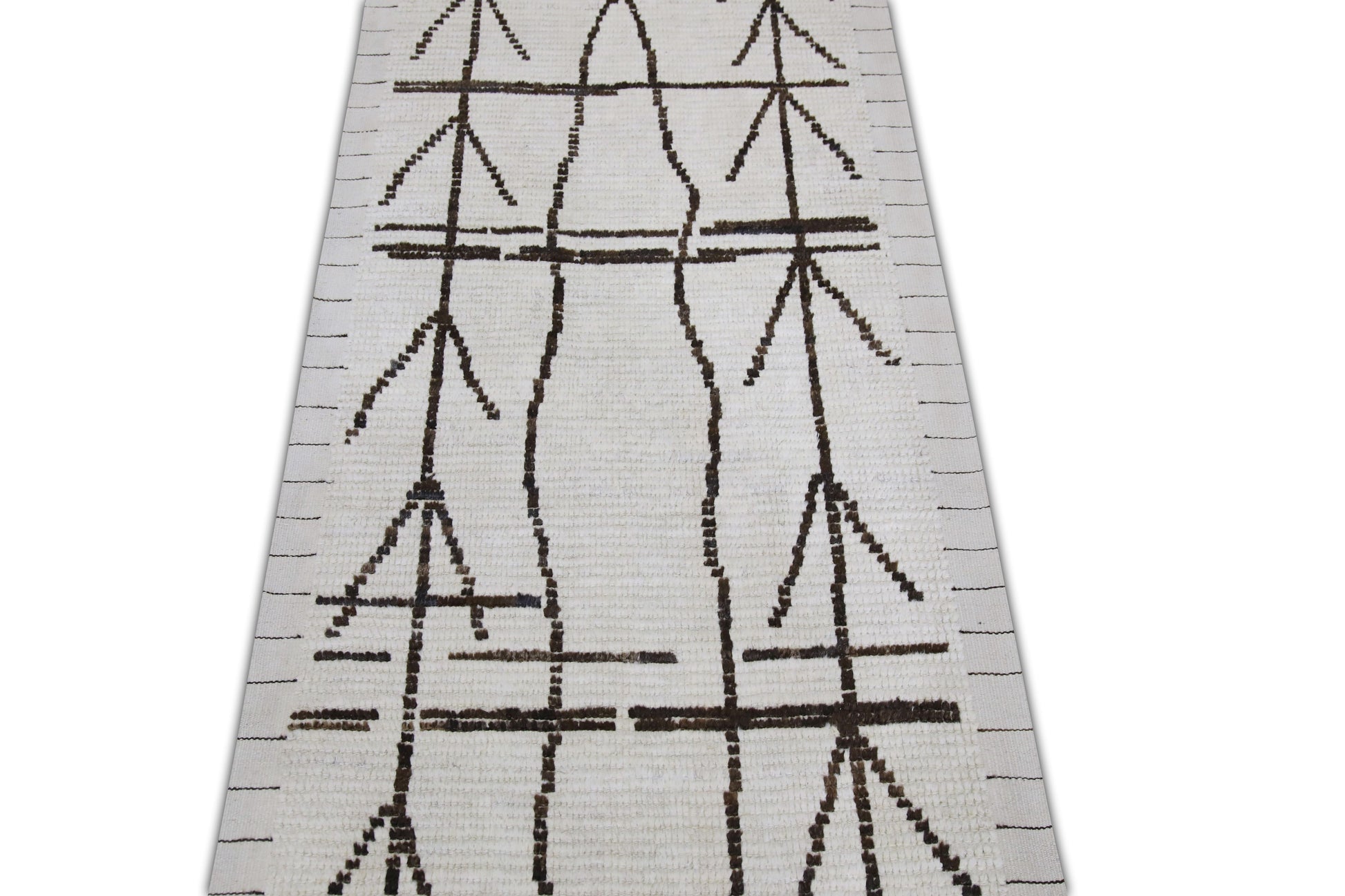 Turkish Tulu Rug Hand Knotted 2'8" x 10'4" #10759