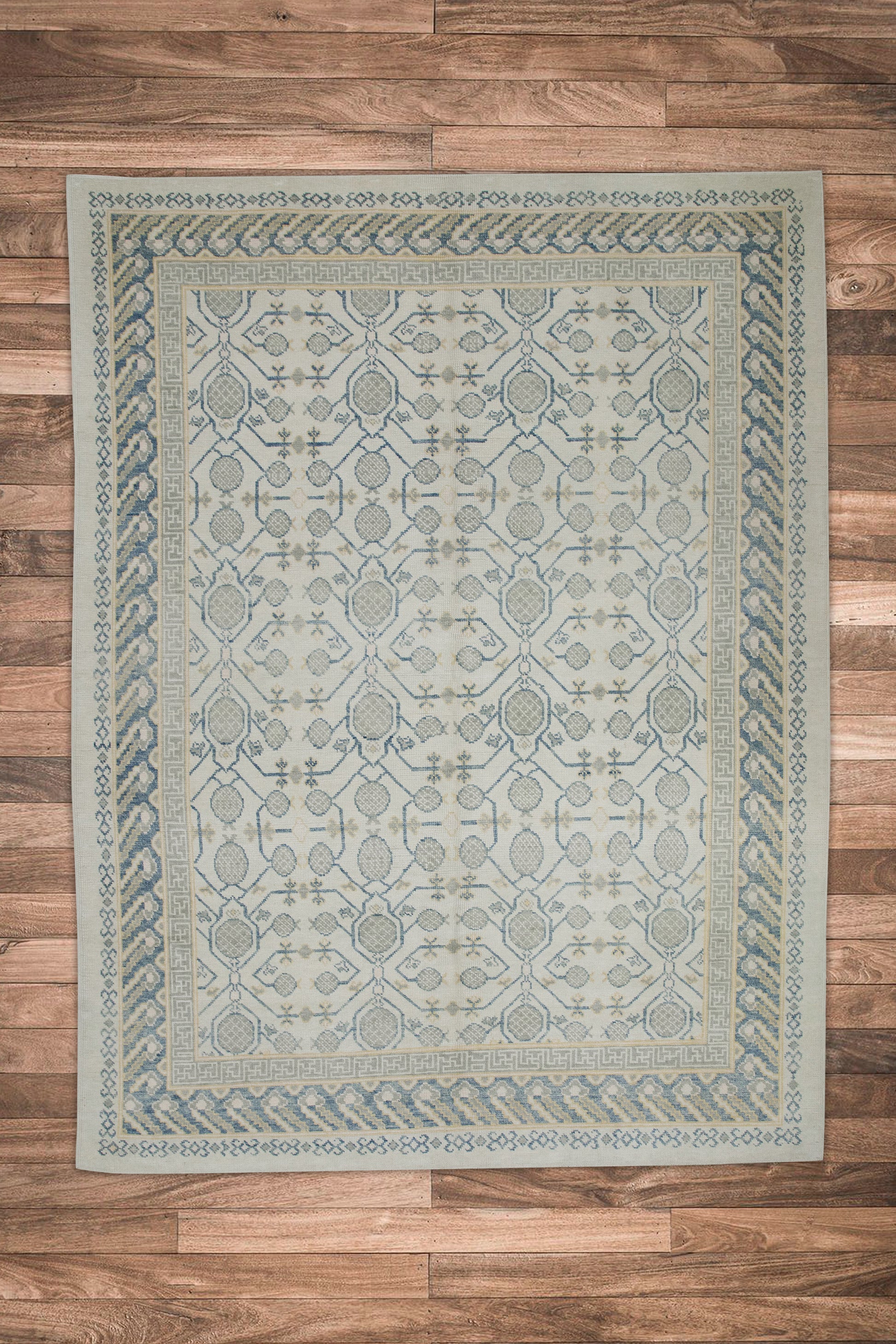 Turkish Oushak Rug 8'1" x 10'4" #7709