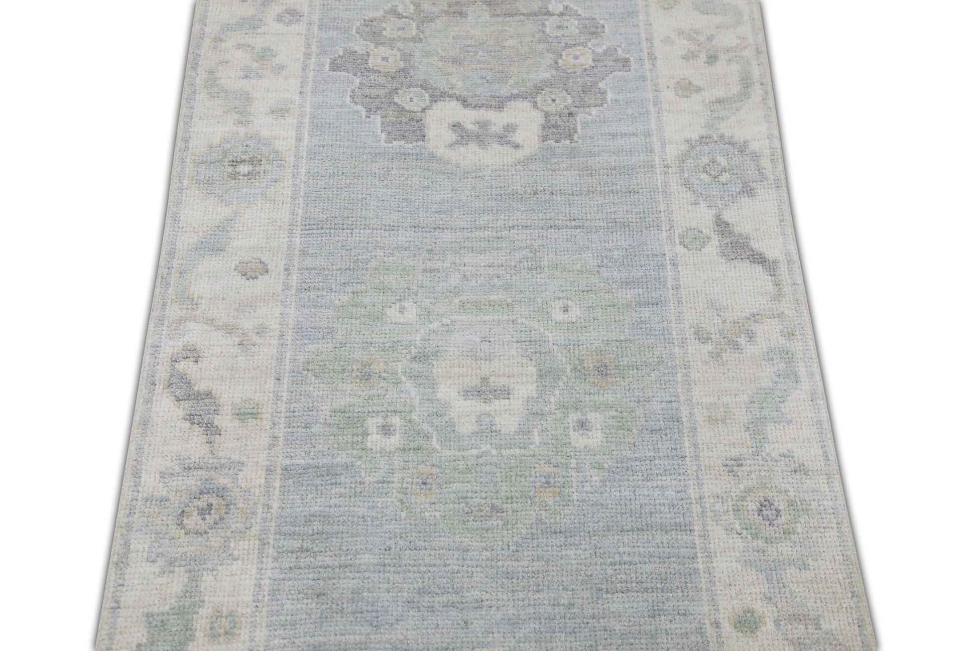 Turkish Oushak Rug 2'7" x 11'11" #10898