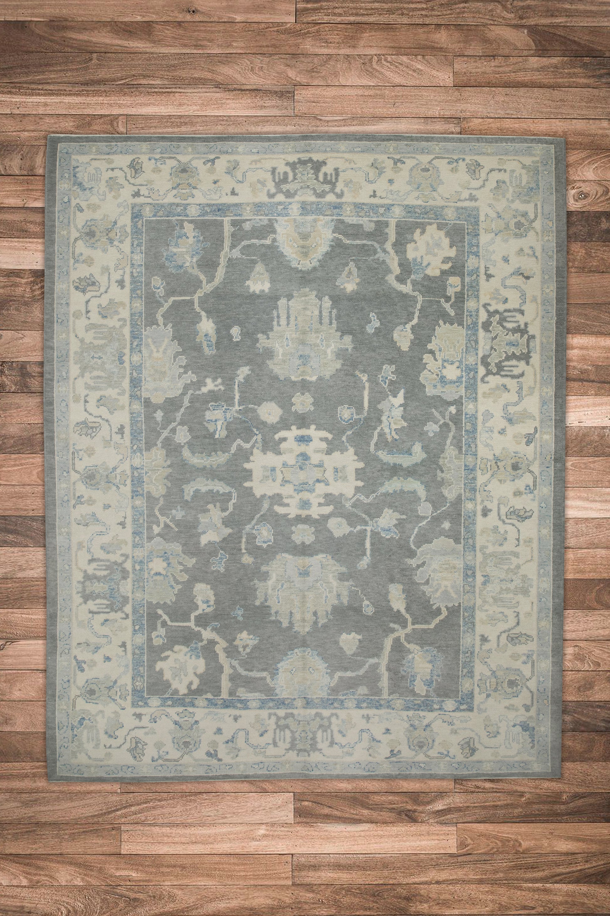 Turkish Oushak Rug 8'4" x 10'1" #7851