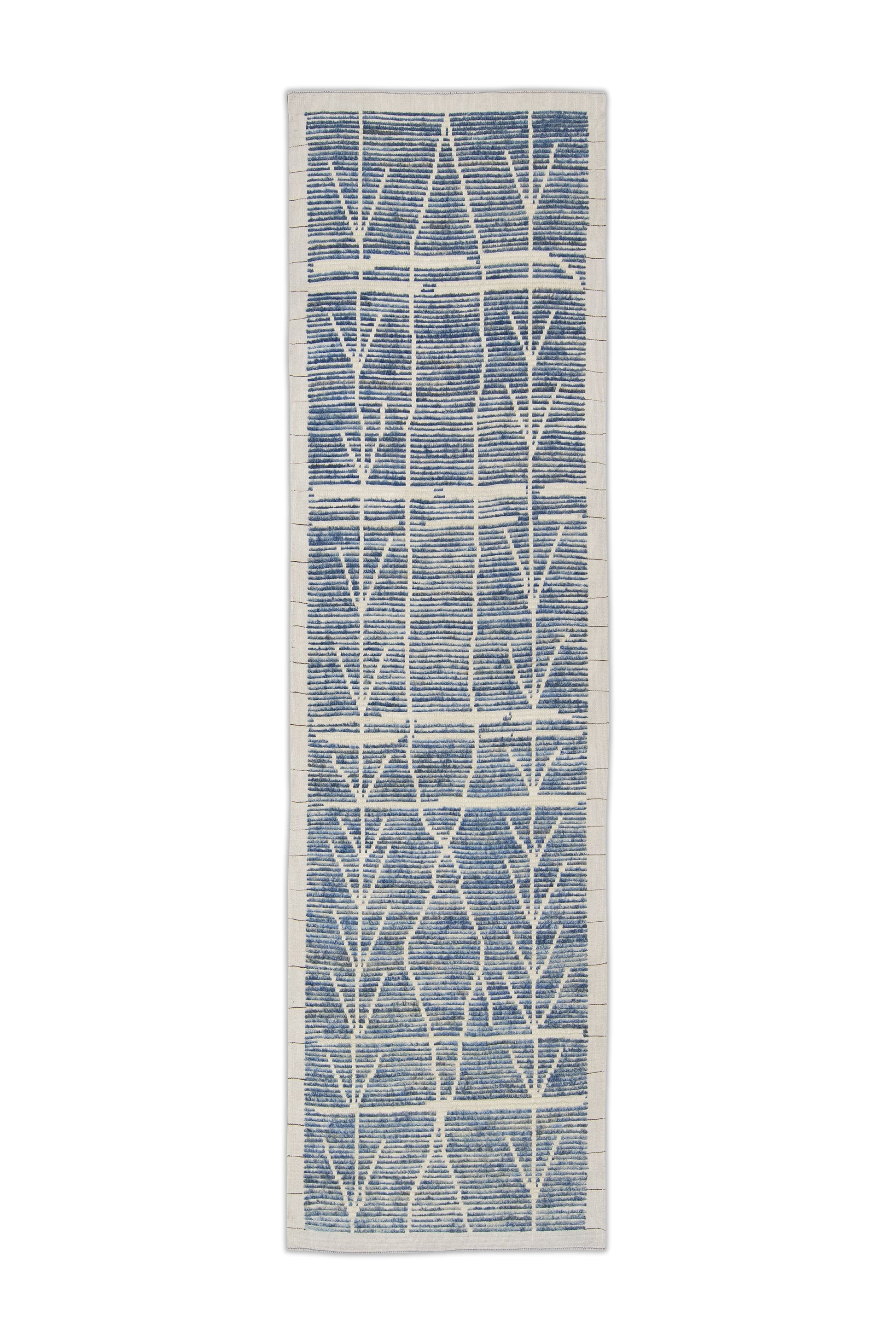 Turkish Tulu Rug Hand Knotted 3'2" x 11'2" #11181