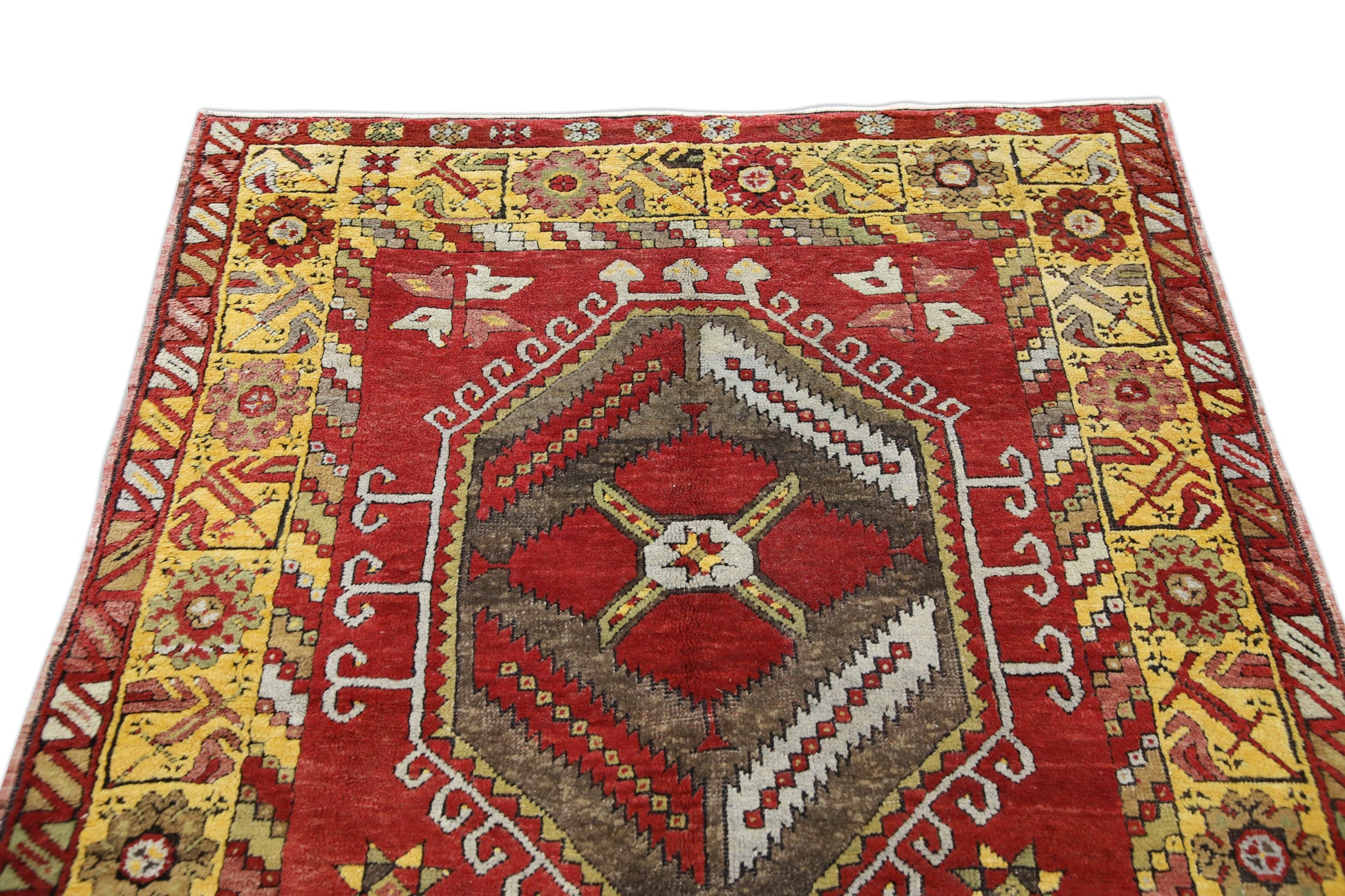 Turkish Vintage Anatolian Rug 4'5" x 11'10" #213