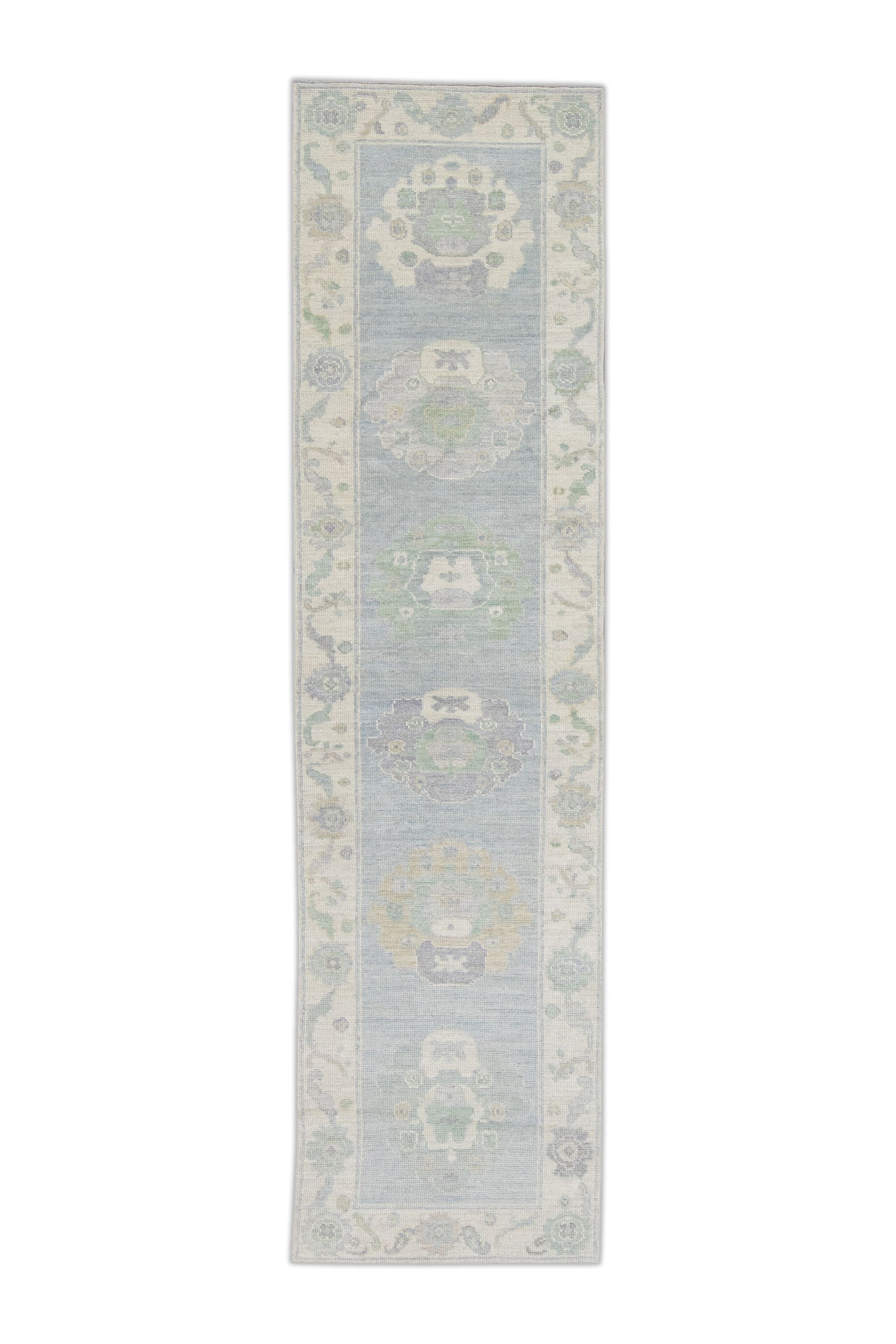 Turkish Oushak Rug 2'8" x 11'10" #11222