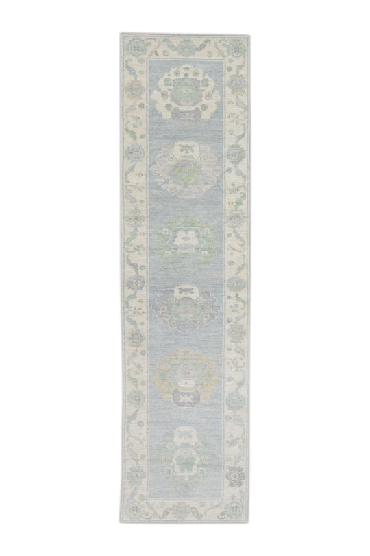 #11222 Turkish Oushak 2'8" x 11'10"