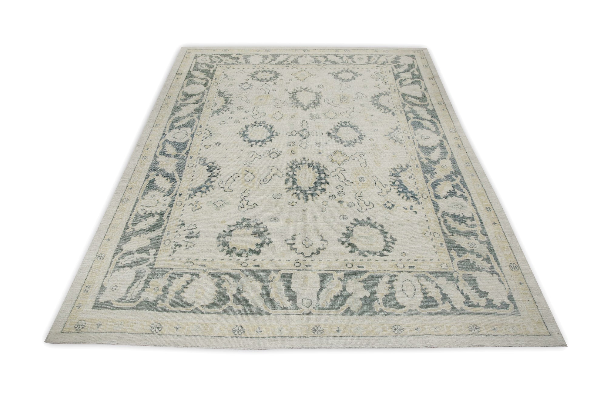 Turkish Oushak Rug 7'9" x 9'7" #8360