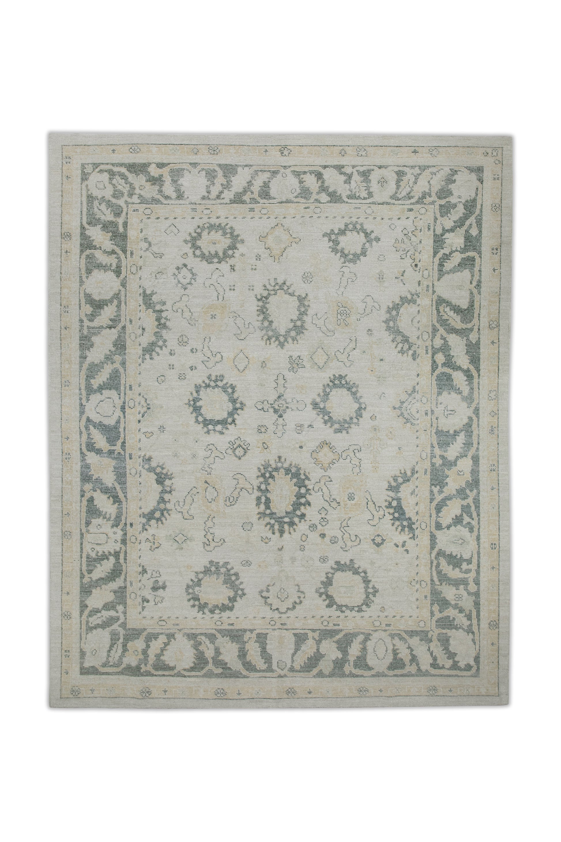 Turkish Oushak Rug 7'9" x 9'7" #8360