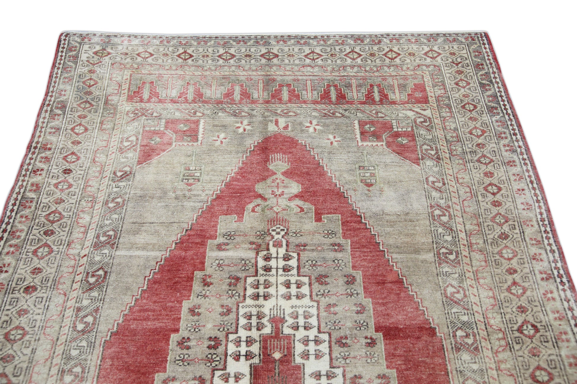 Turkish Vintage Anatolian Rug 4'11" x 9'3" #444