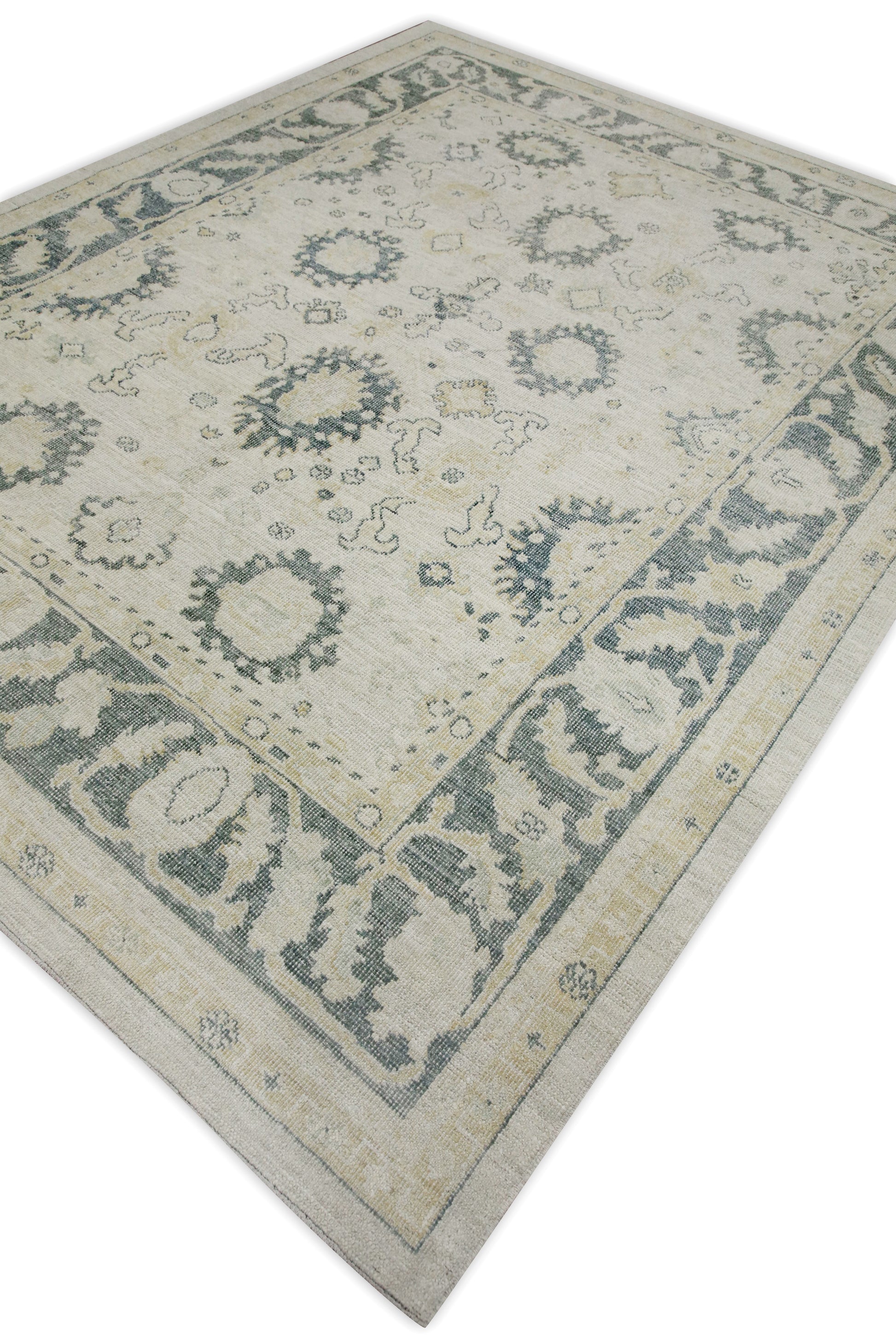 Turkish Oushak Rug 7'9" x 9'7" #8360