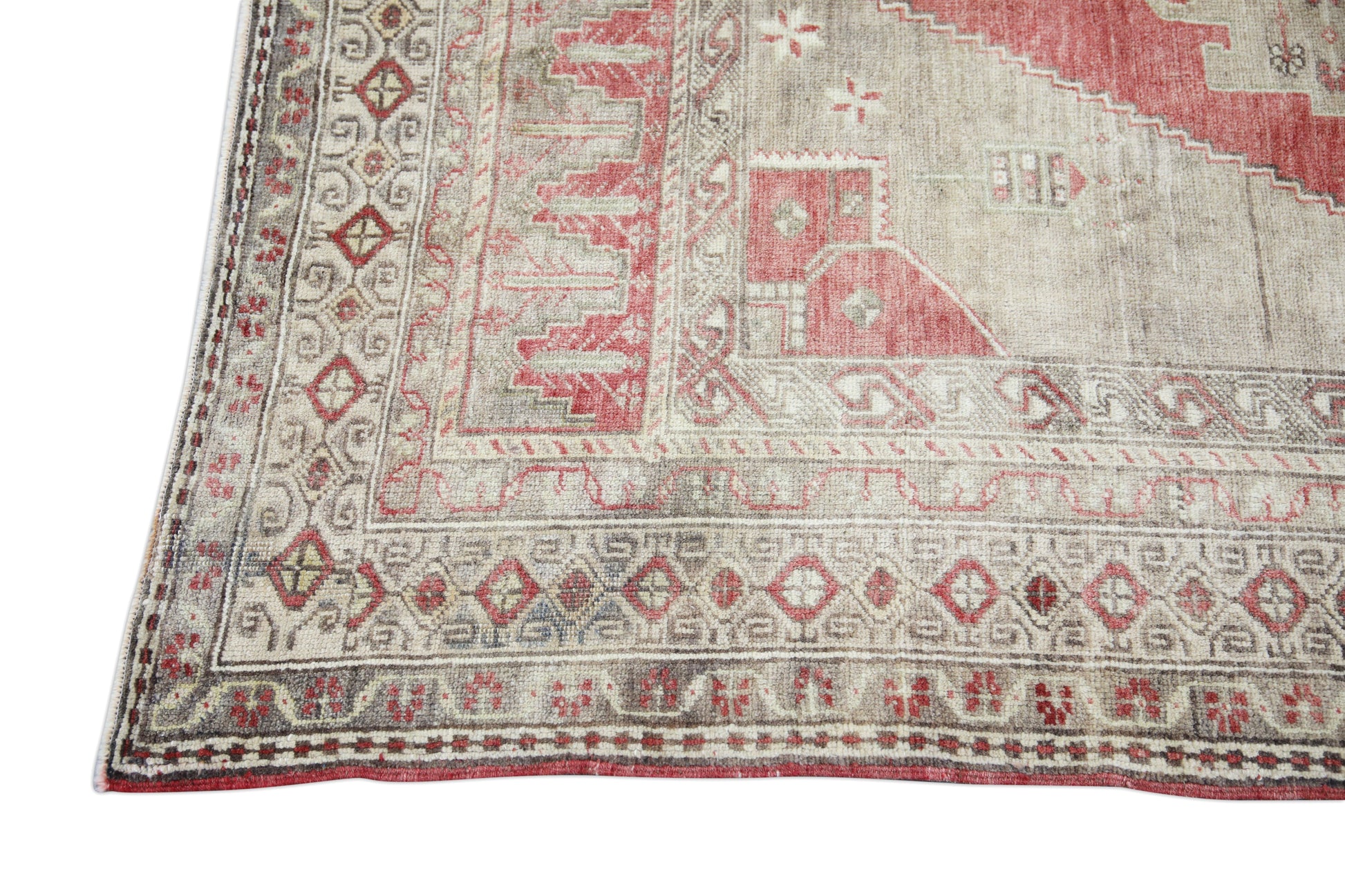 Turkish Vintage Anatolian Rug 4'11" x 9'3" #444