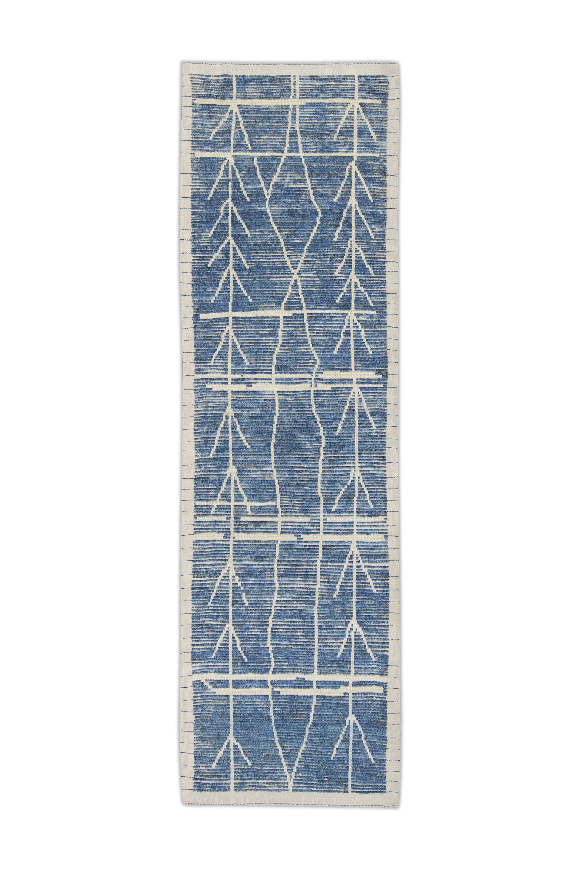 Turkish Tulu Rug Hand Knotted 2'11" x 10'5" #10831