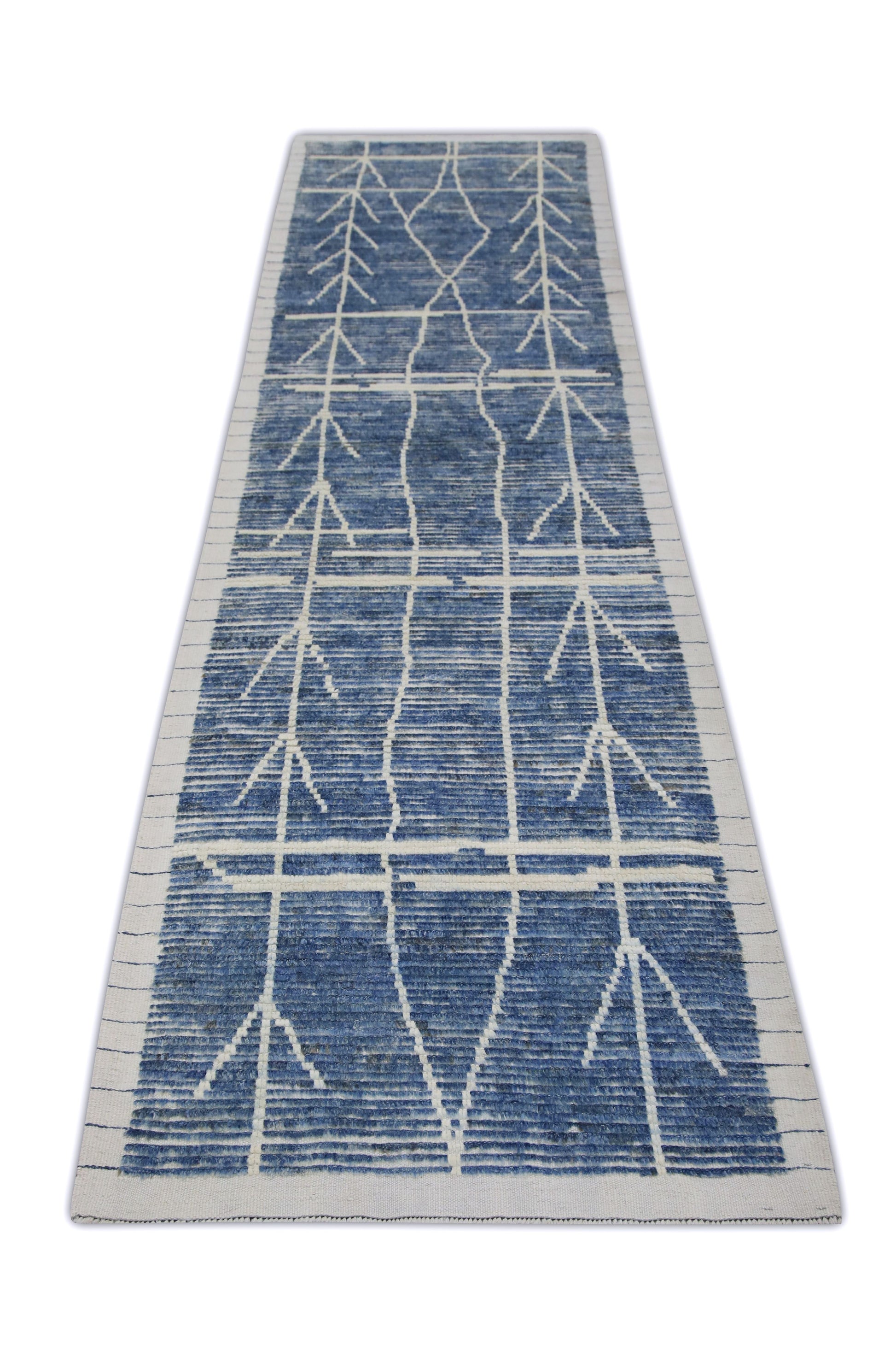 Turkish Tulu Rug Hand Knotted 2'11" x 10'5" #10831
