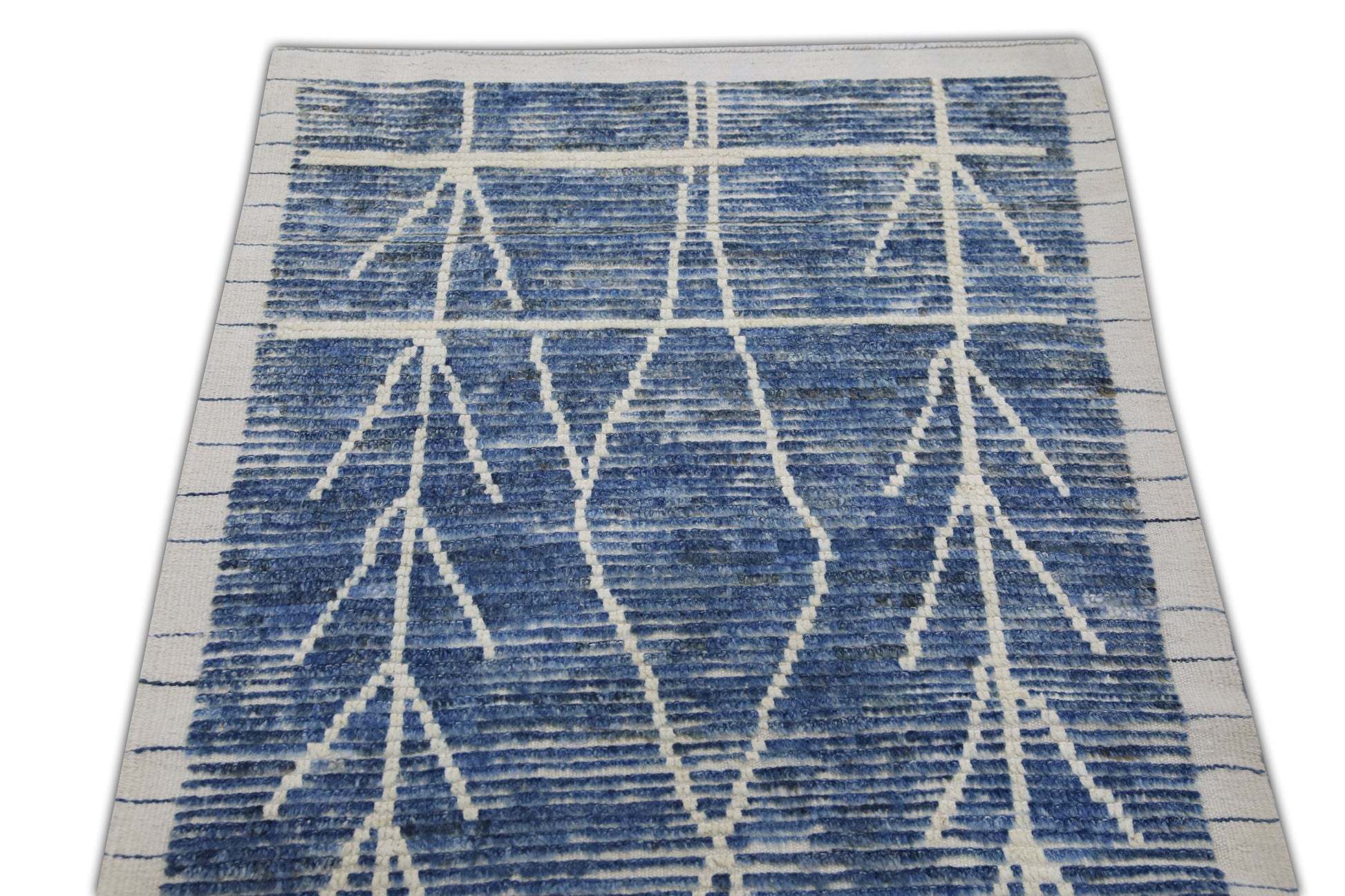 Turkish Tulu Rug Hand Knotted 2'11" x 10'5" #10831