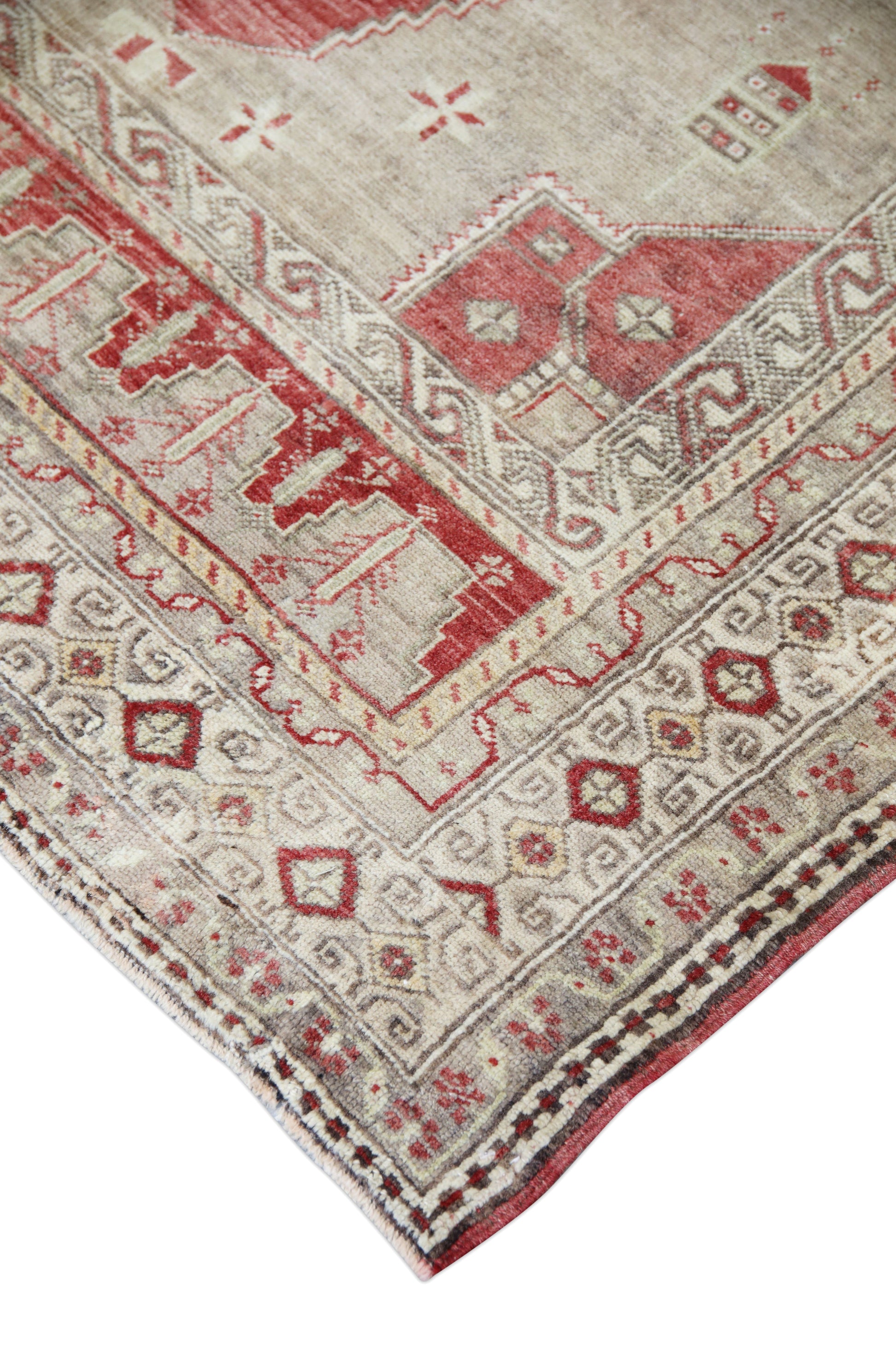 Turkish Vintage Anatolian Rug 4'11" x 9'3" #444