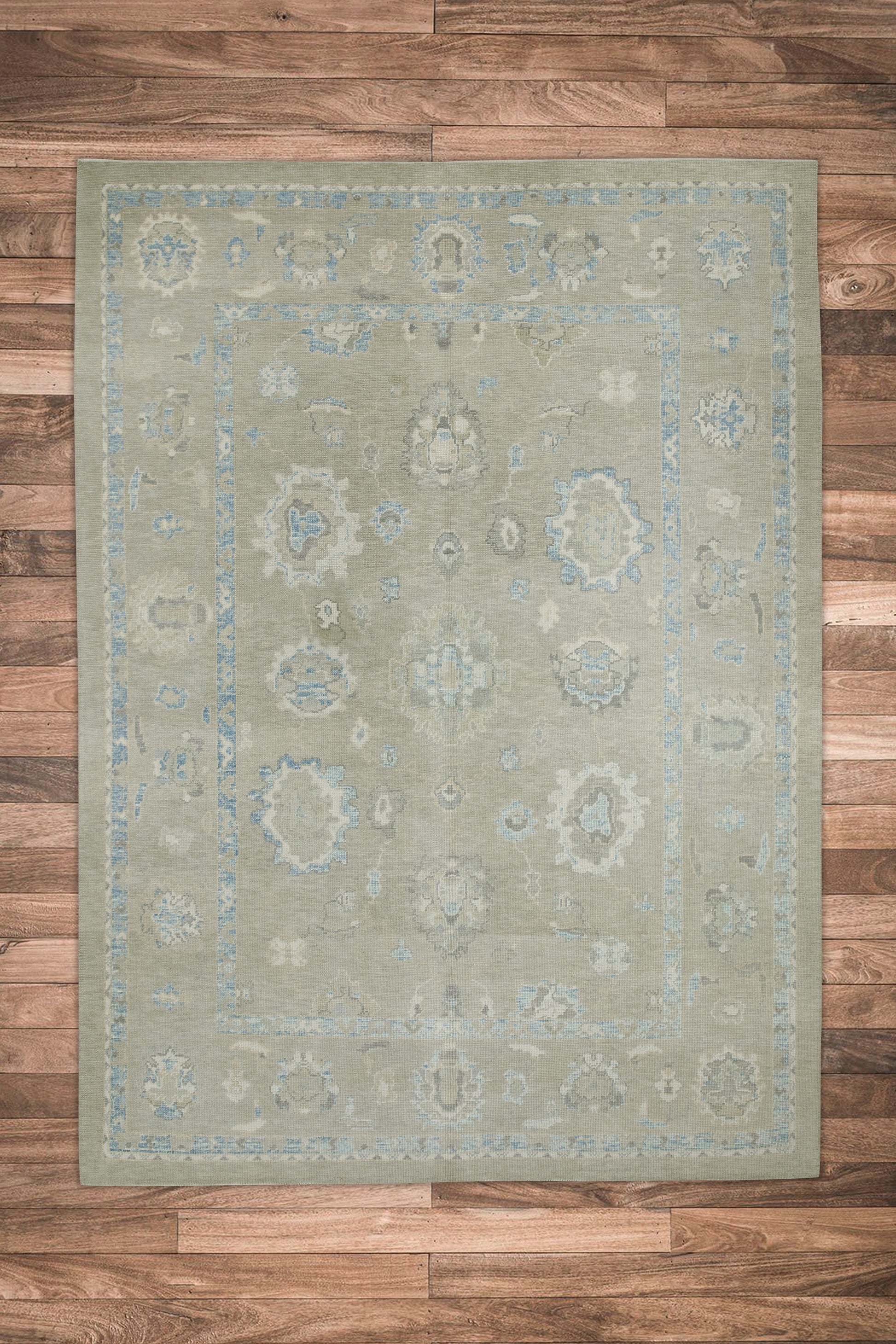Turkish Oushak Rug 8'1" x 10'7" #7513
