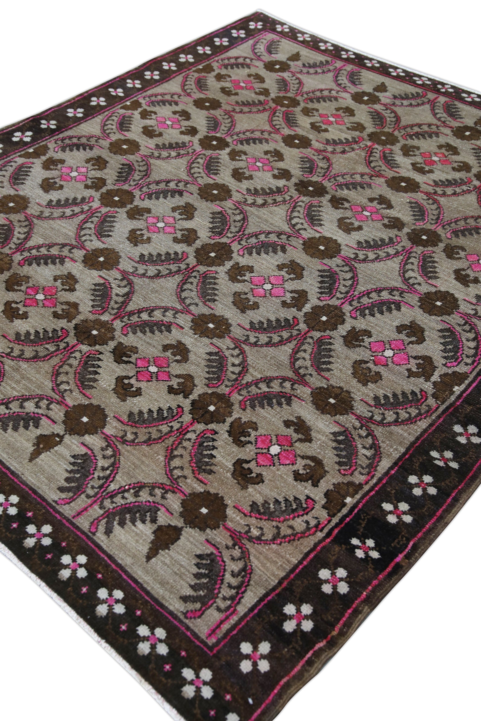 Turkish Vintage Anatolian Rug 6'4" x 7'7" #52