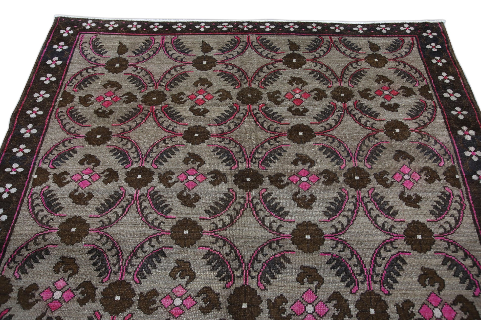 Turkish Vintage Anatolian Rug 6'4" x 7'7" #52
