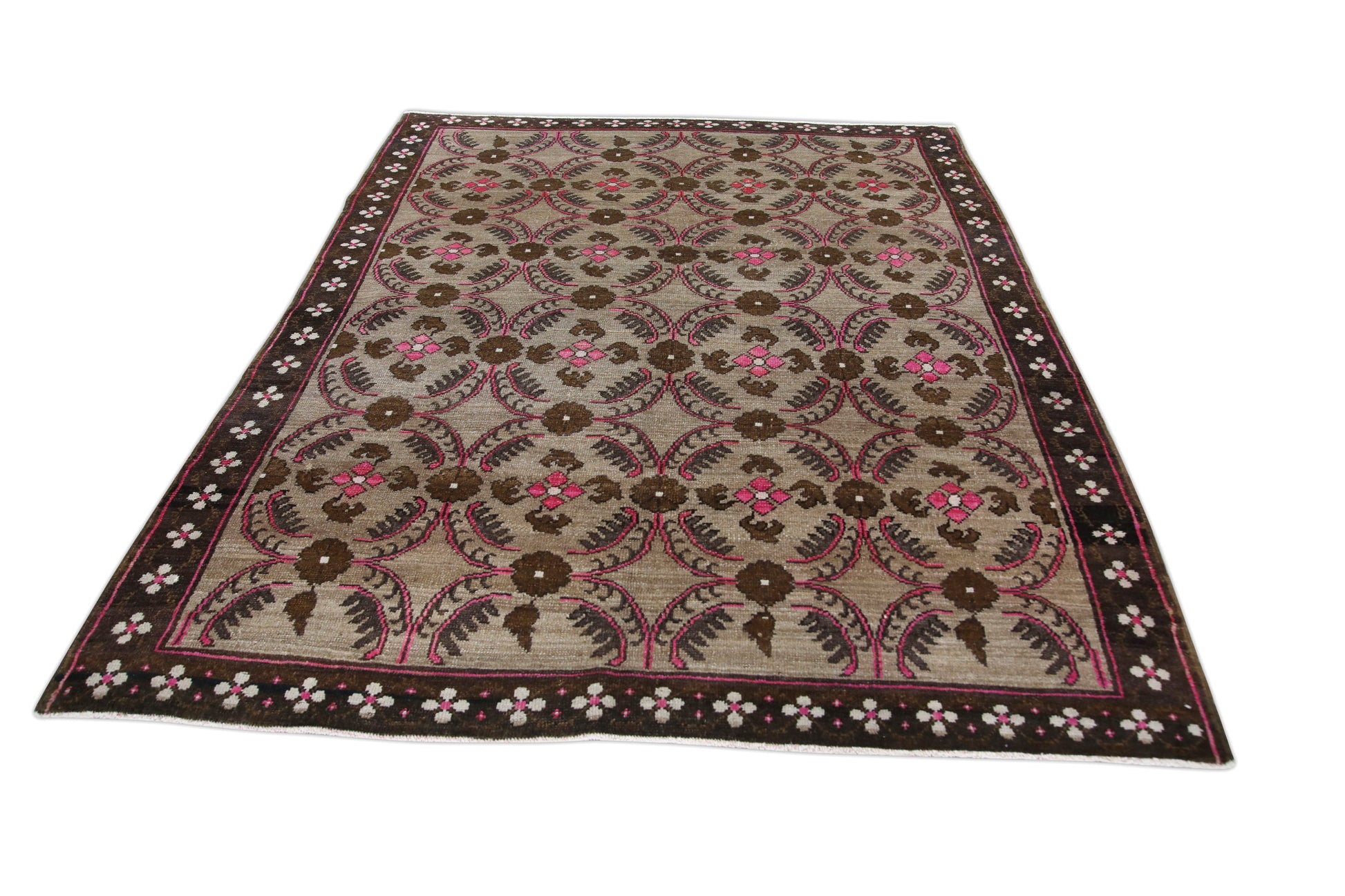 Turkish Vintage Anatolian Rug 6'4" x 7'7" #52