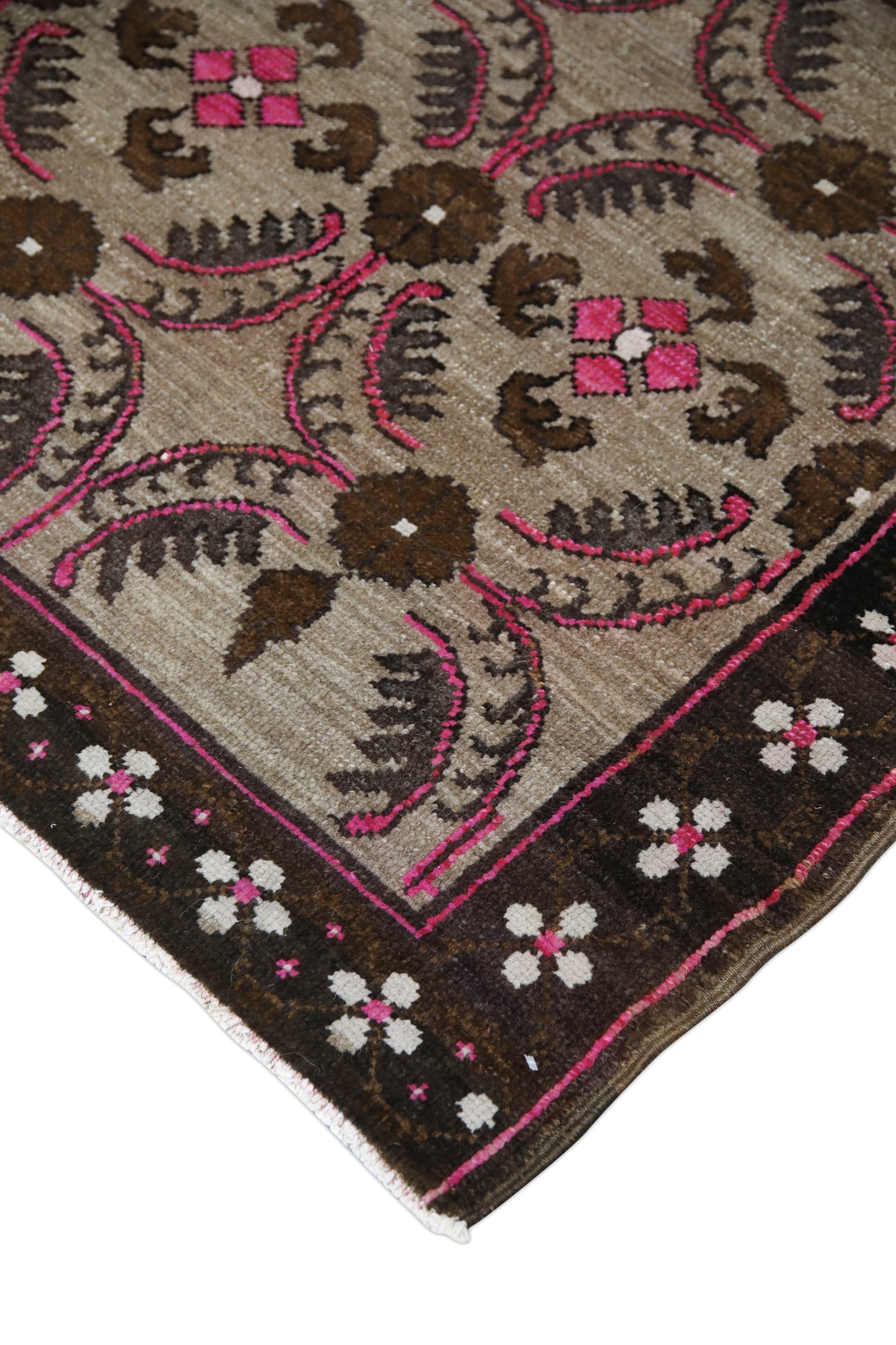 Turkish Vintage Anatolian Rug 6'4" x 7'7" #52